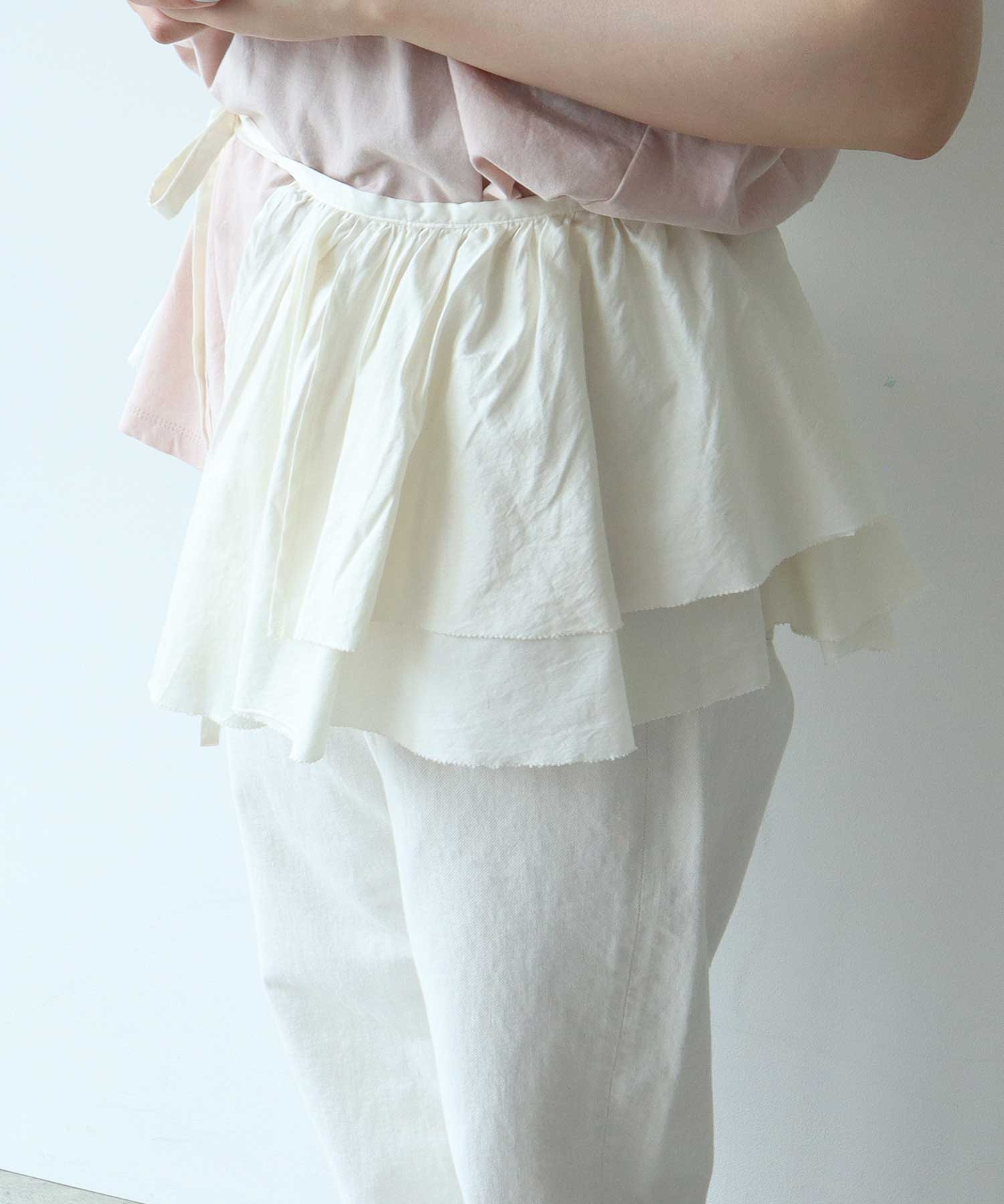 AMBIDEX Store △○80satin frill ケープ(F CHARCOAL): FLAT-cic
