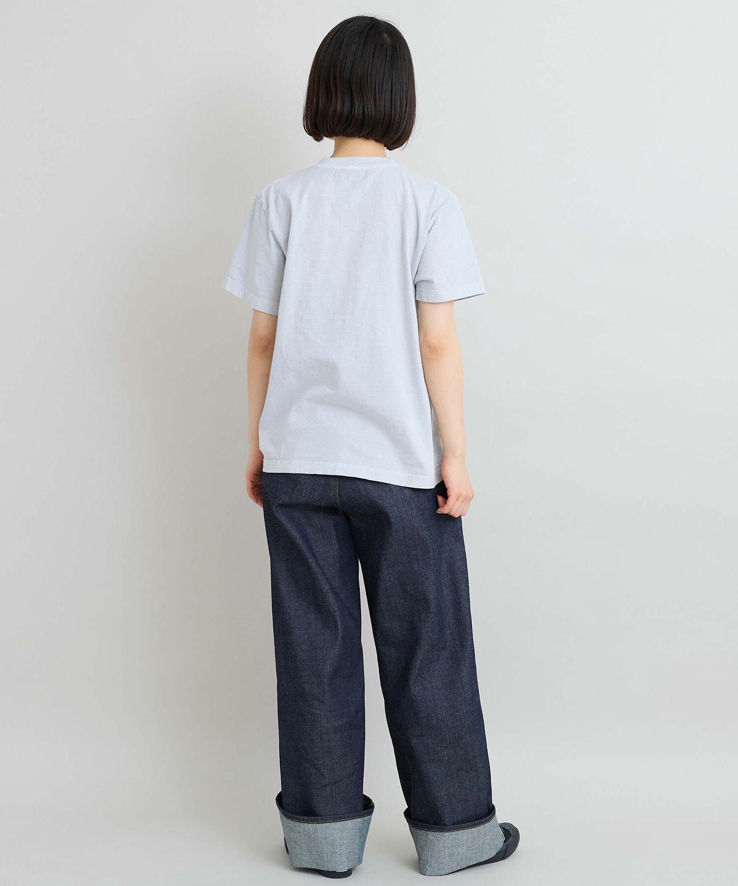 Bibiy. グレー Tシャツ 星型刺繍 新品　正規品 BIBIY. MADE | B. STAR TEE GRAY｜Bibiy.