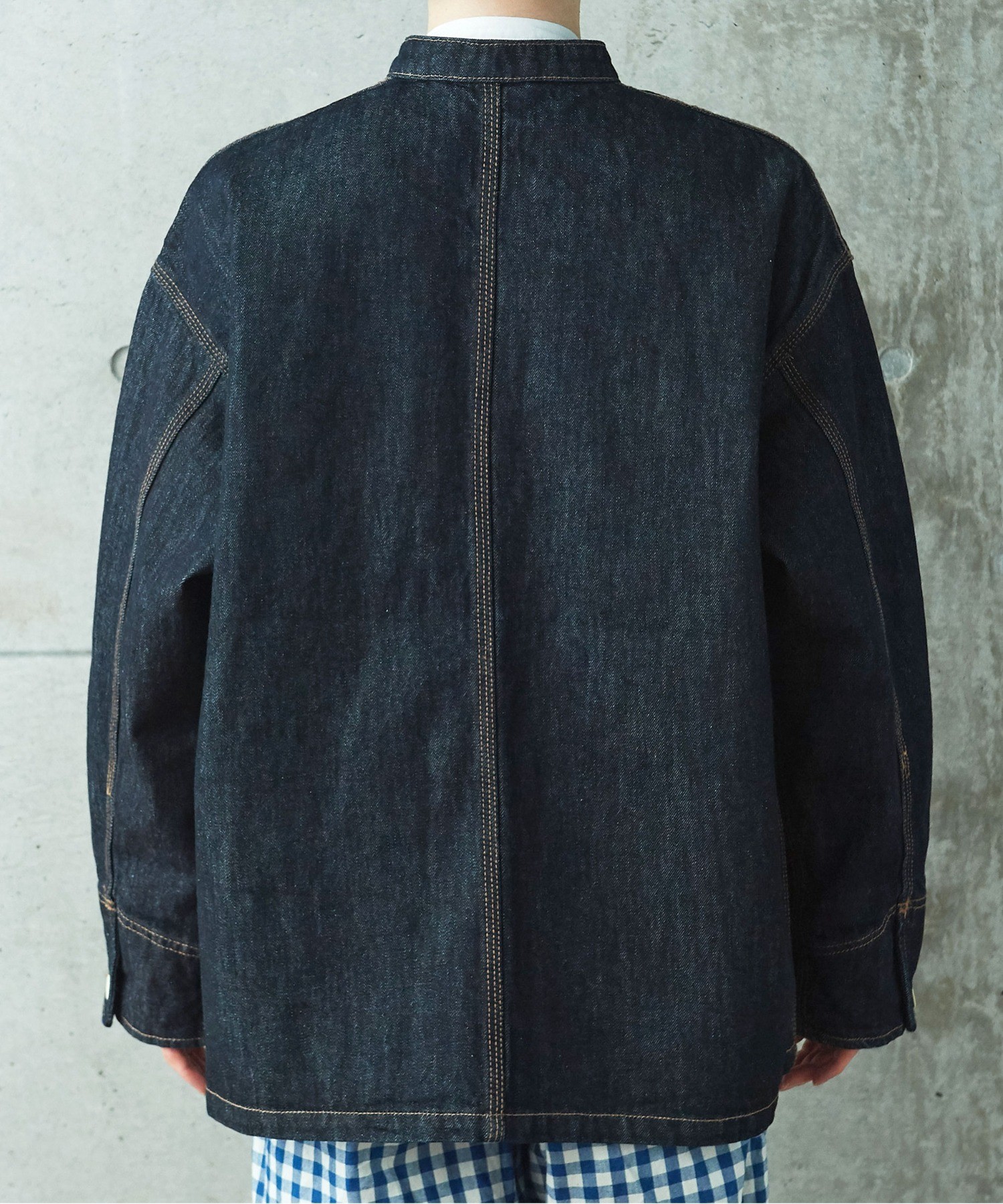 AMBIDEX Store 12.5OZデニム カバーオール (サックス)(S サックス