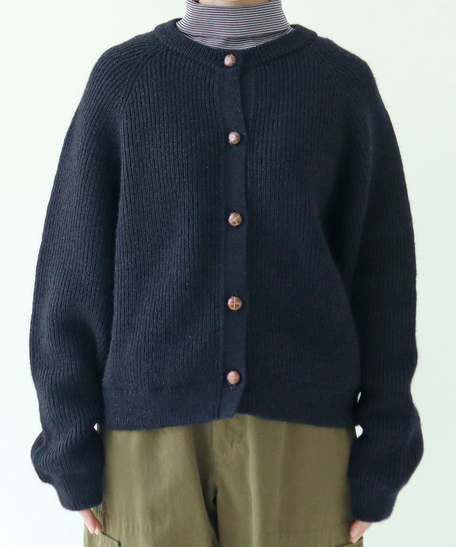 AMBIDEX Store 【予約販売】○BRITISH WOOL 片畦ニット