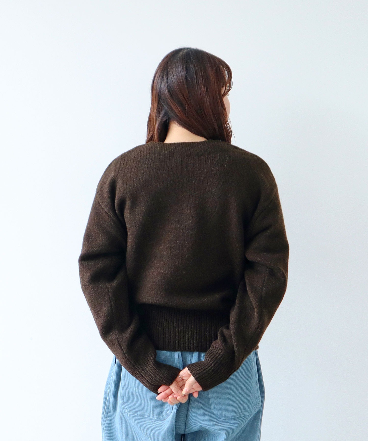 AMBIDEX Store ○3インターシャ カレッジニットプルオーバー(F