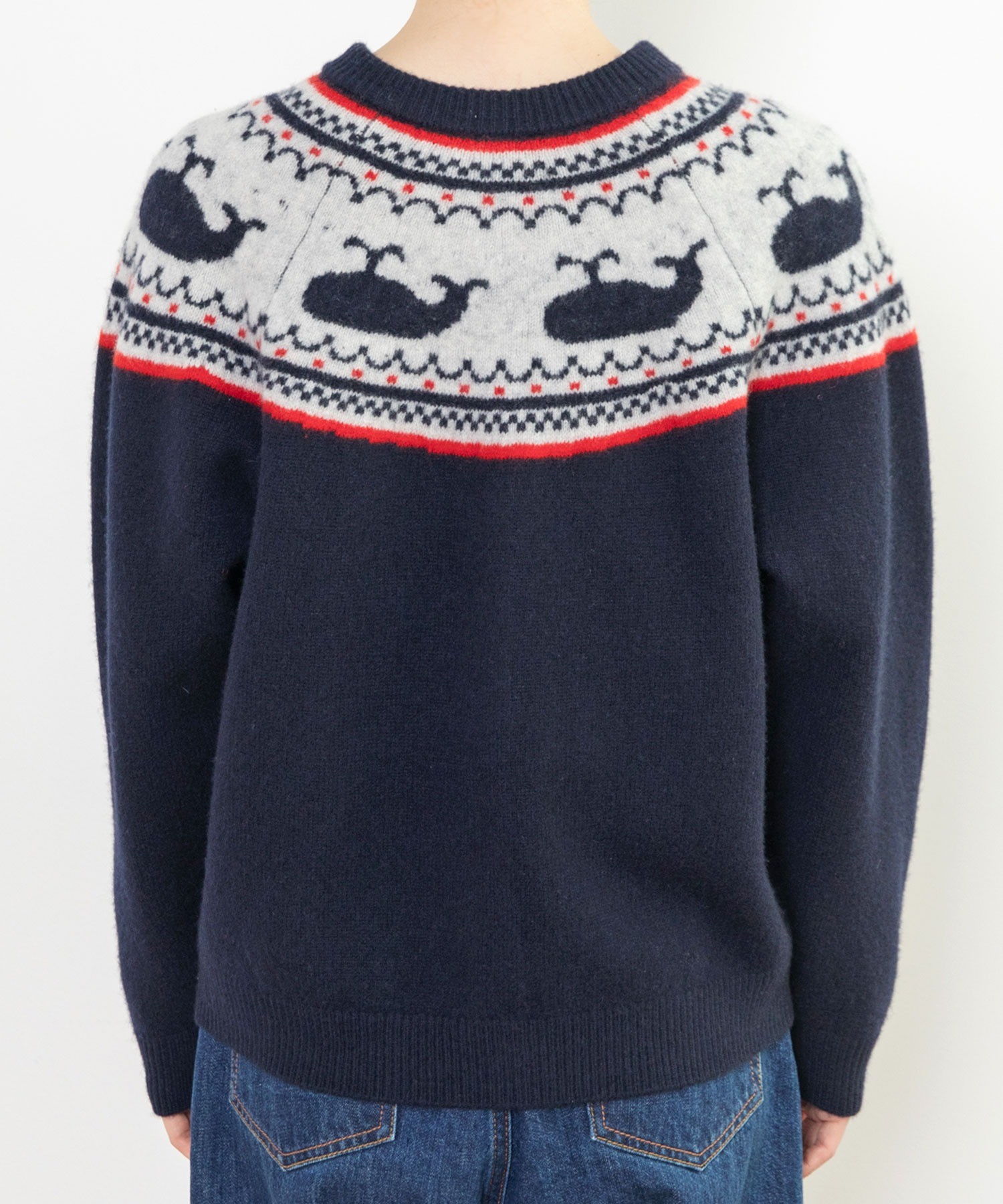 AMBIDEX Store △〇クジラジャカード 求心風2WAY カーディガン(F