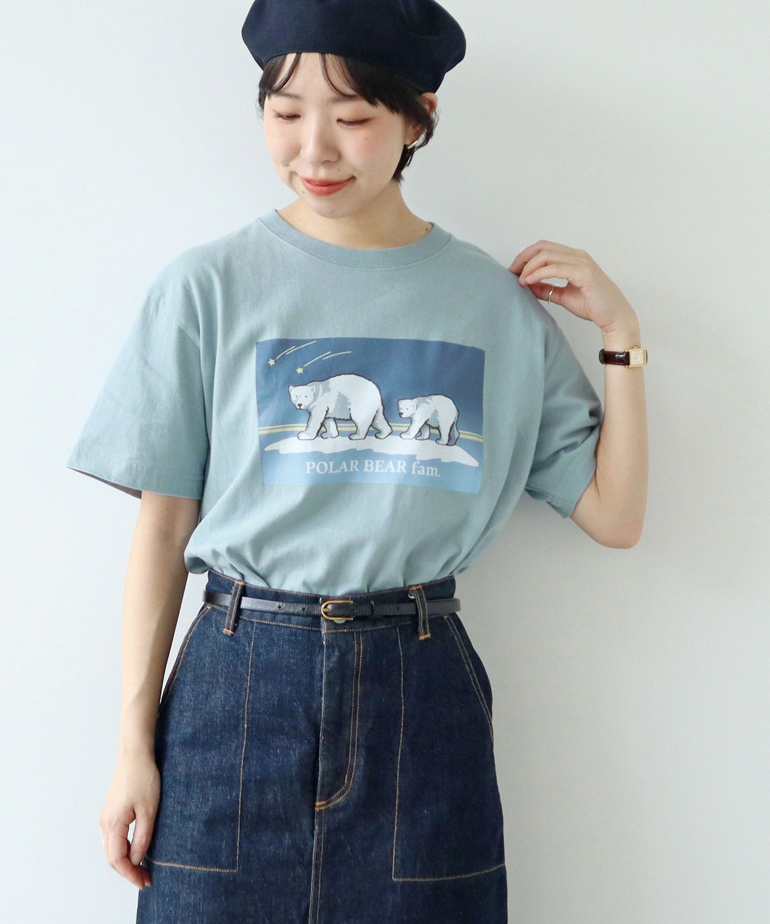 AMBIDEX Store 【予約販売】○【WEB限定】POLAR BEAR fam.Tシャツ(F