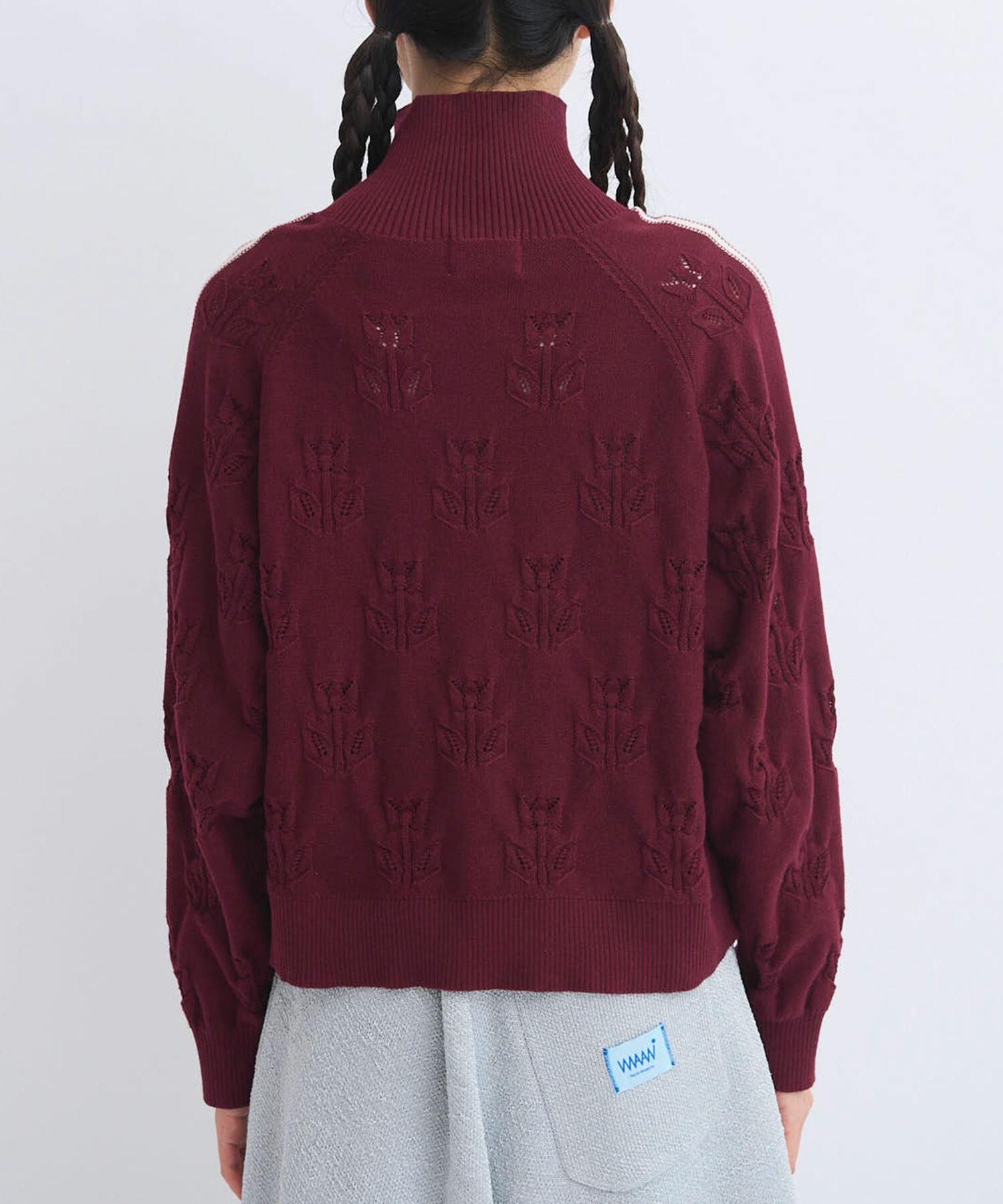 AMBIDEX Store 〇TULIP EYELET ラインブルゾン(F BORDEAUX