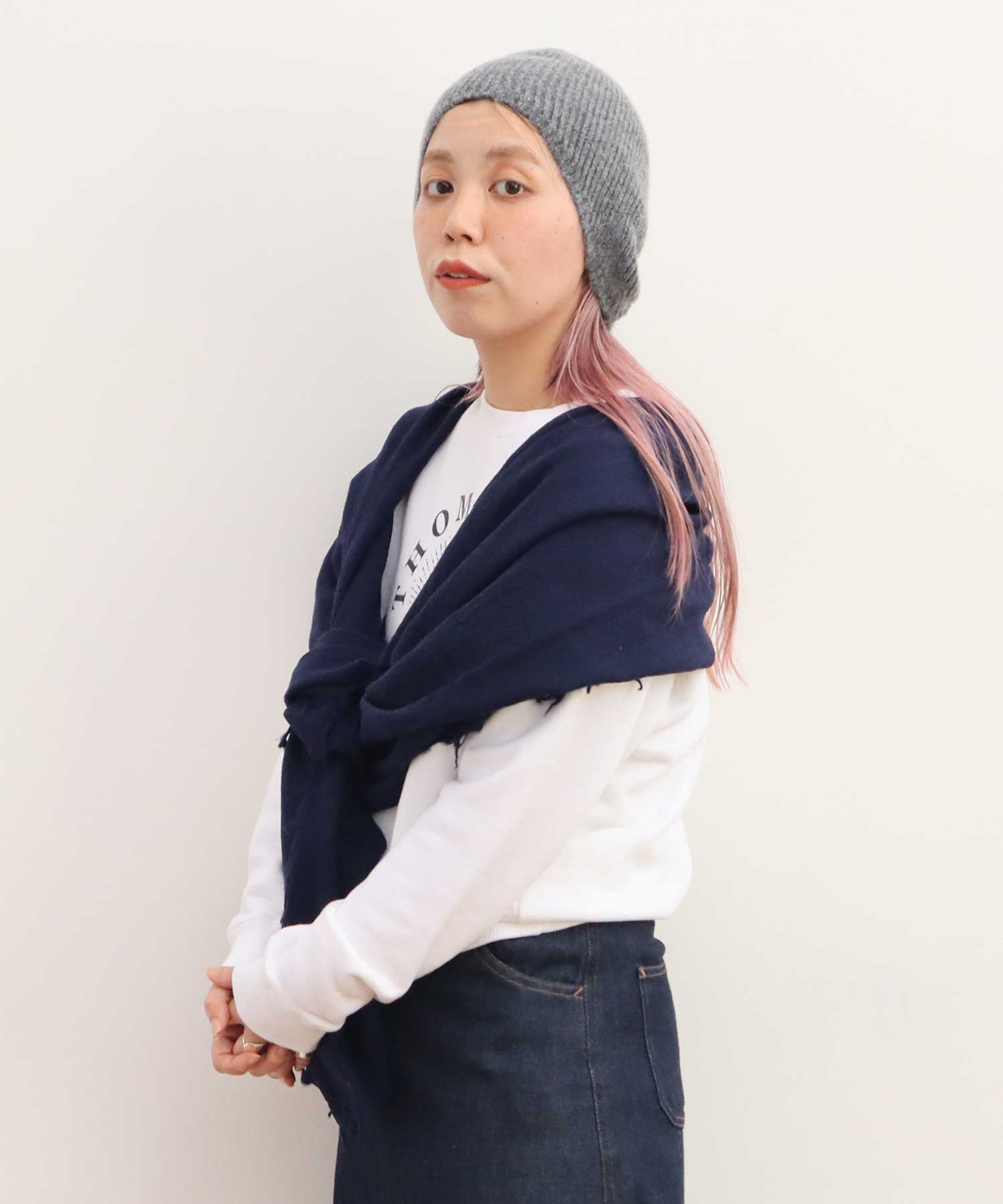 AMBIDEX Store WOOL ストール(F グリーン): Dot and Stripes CHILD WOMAN