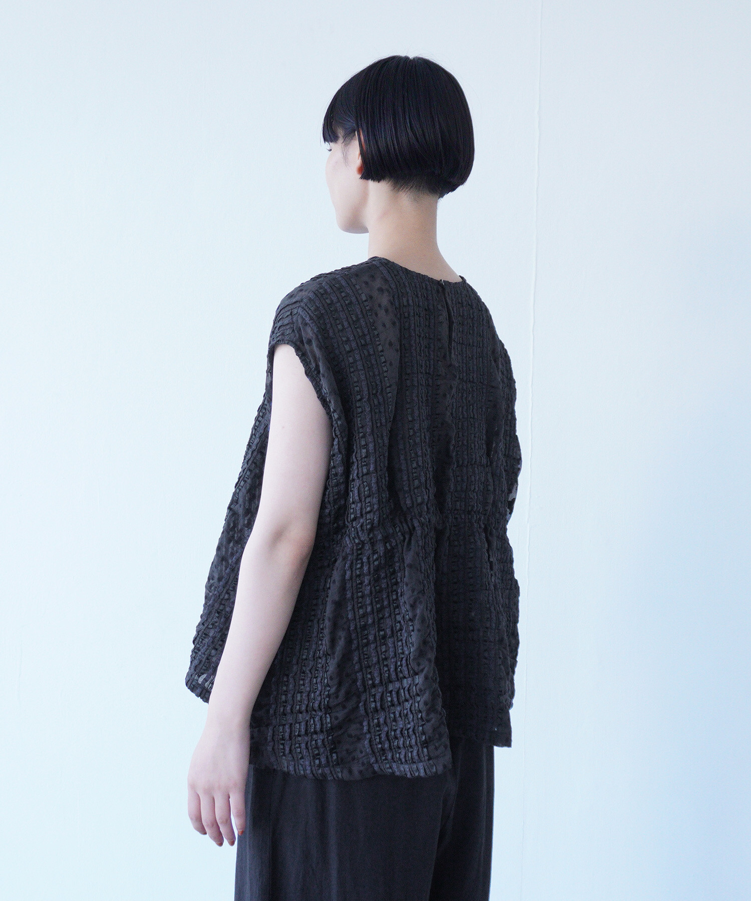 クロエ セットアップ ブラック サイズ 15AR(2XL) AMBIDEX Store △〇sea バックギャザーブラウス(F クロ): FLAT
