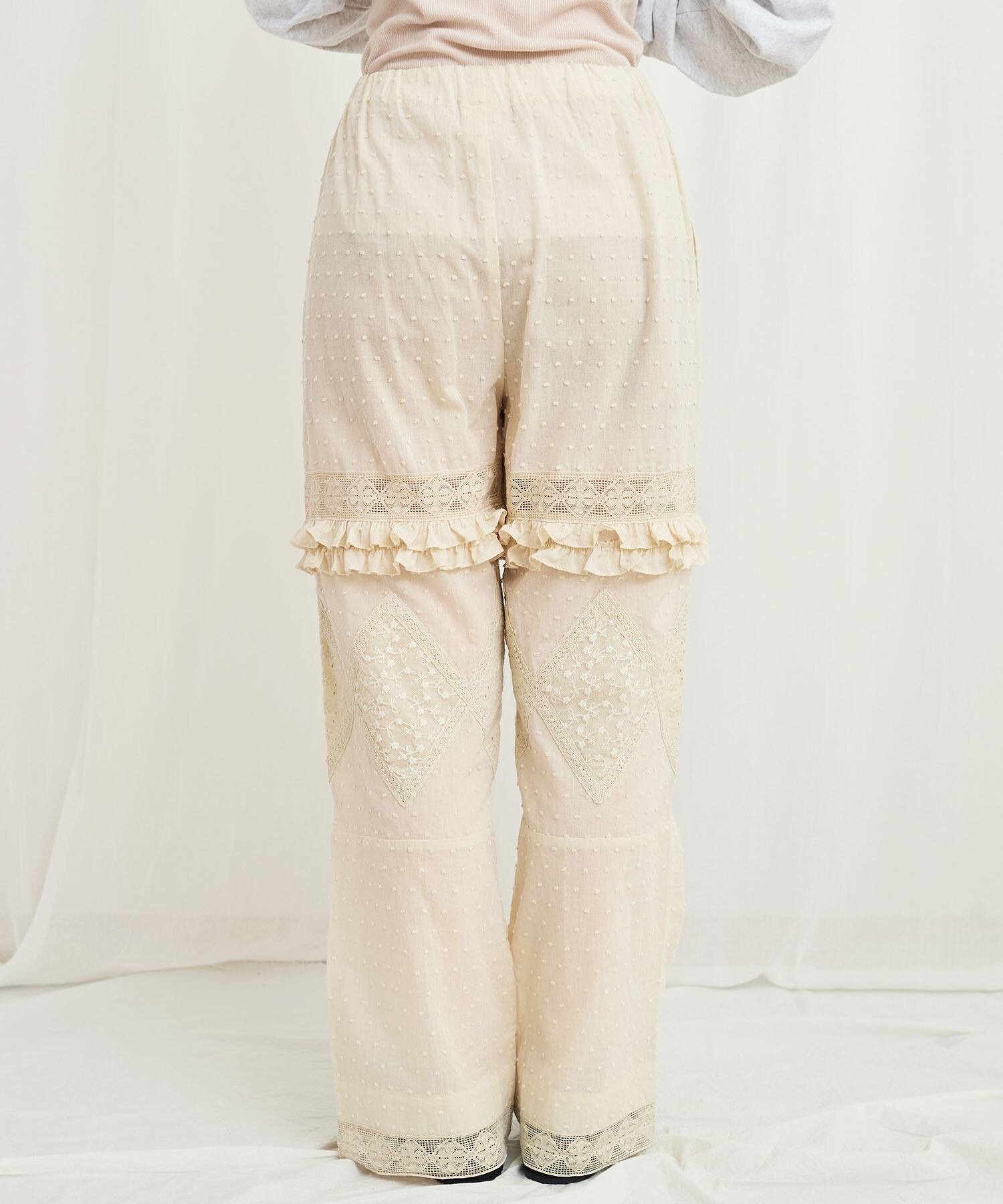 ミンミン様　DCリネンS bk、b AMBIDEX Store ○Minmin pants(F キナリ): l'atelier du savon