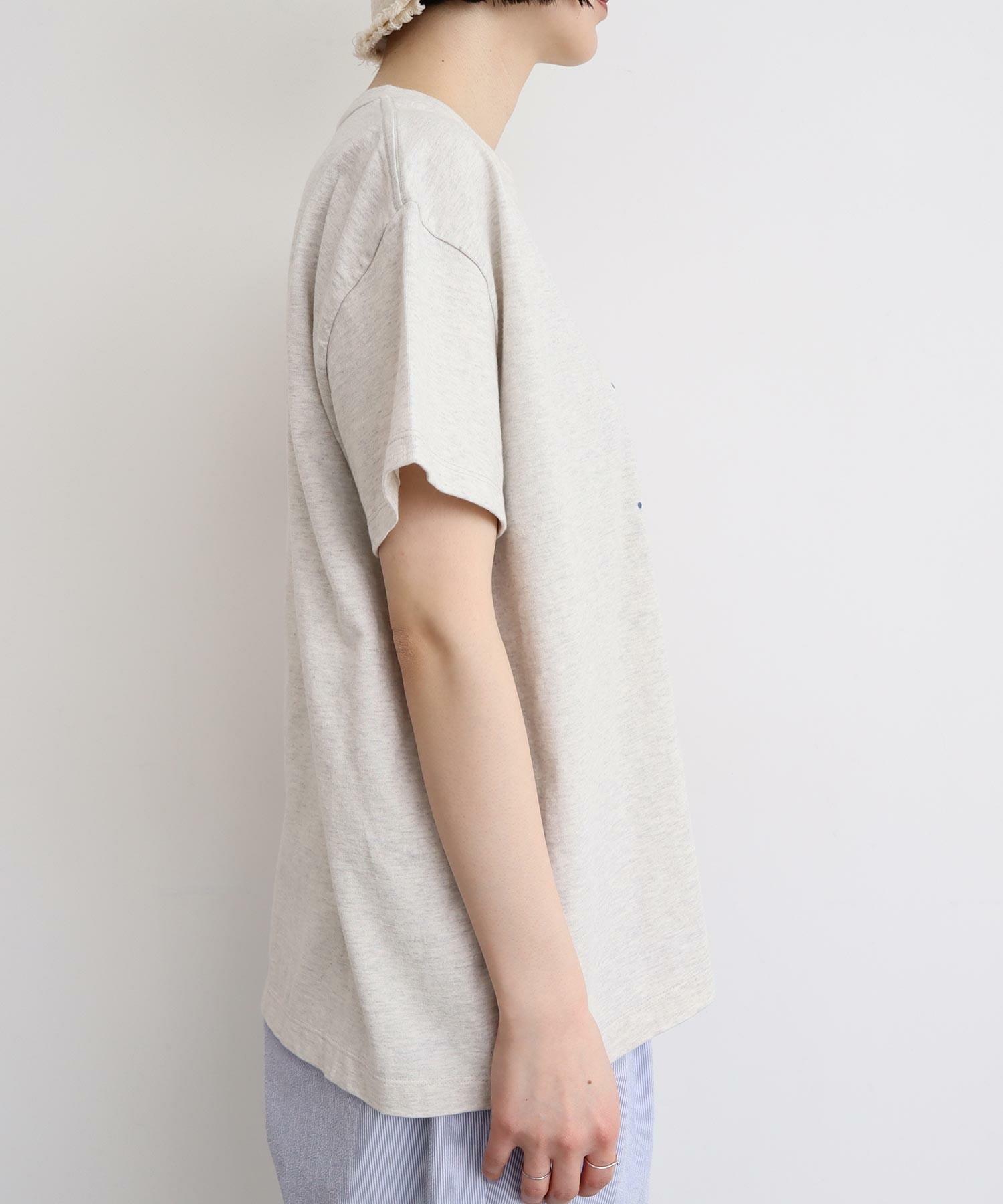 tシャツ 夏のひととき　スケッチＴシャツ レディース AMBIDEX Store △〇夏のひととき スケッチTシャツ(F キナリ): l