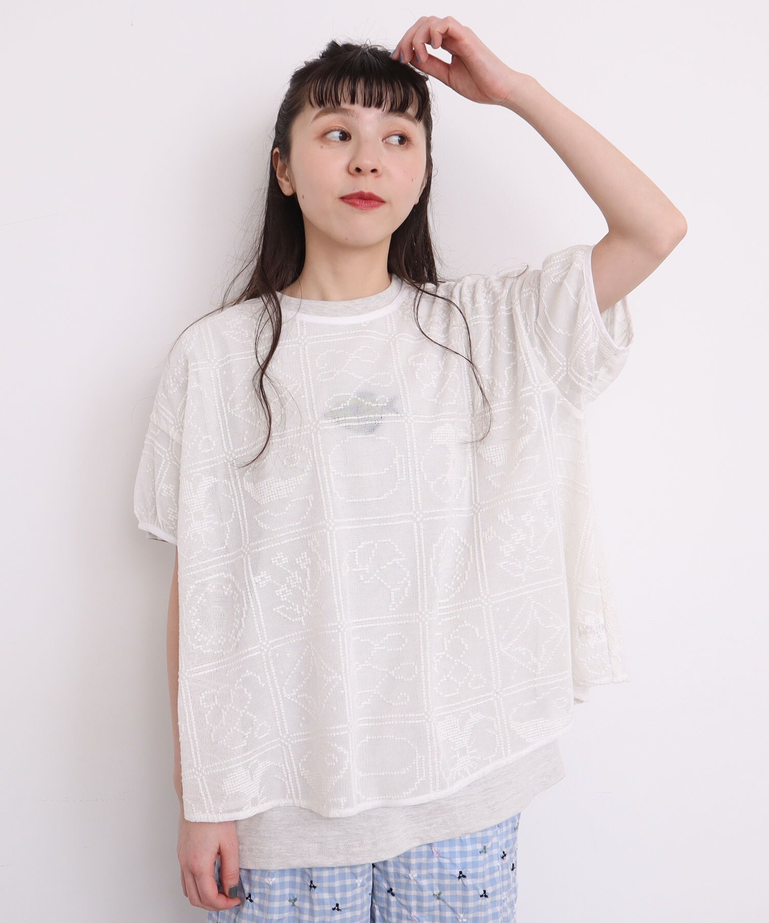 AMBIDEX Store 〇海の生物刺繍 Tシャツ(F グレー): l'atelier du savon