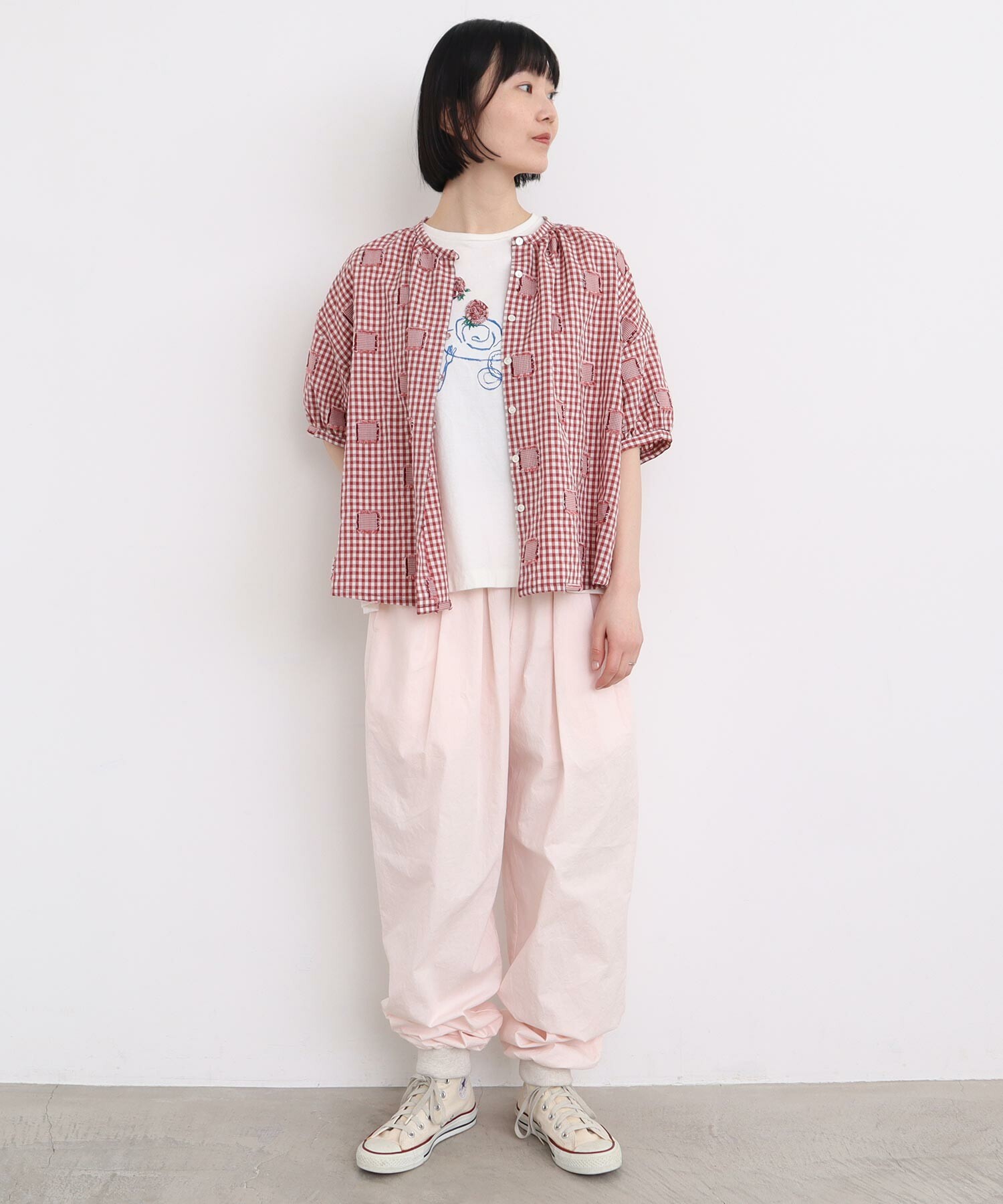 AMBIDEX Store 〇スウェットみたいなゆるパンツ(F アオ): l