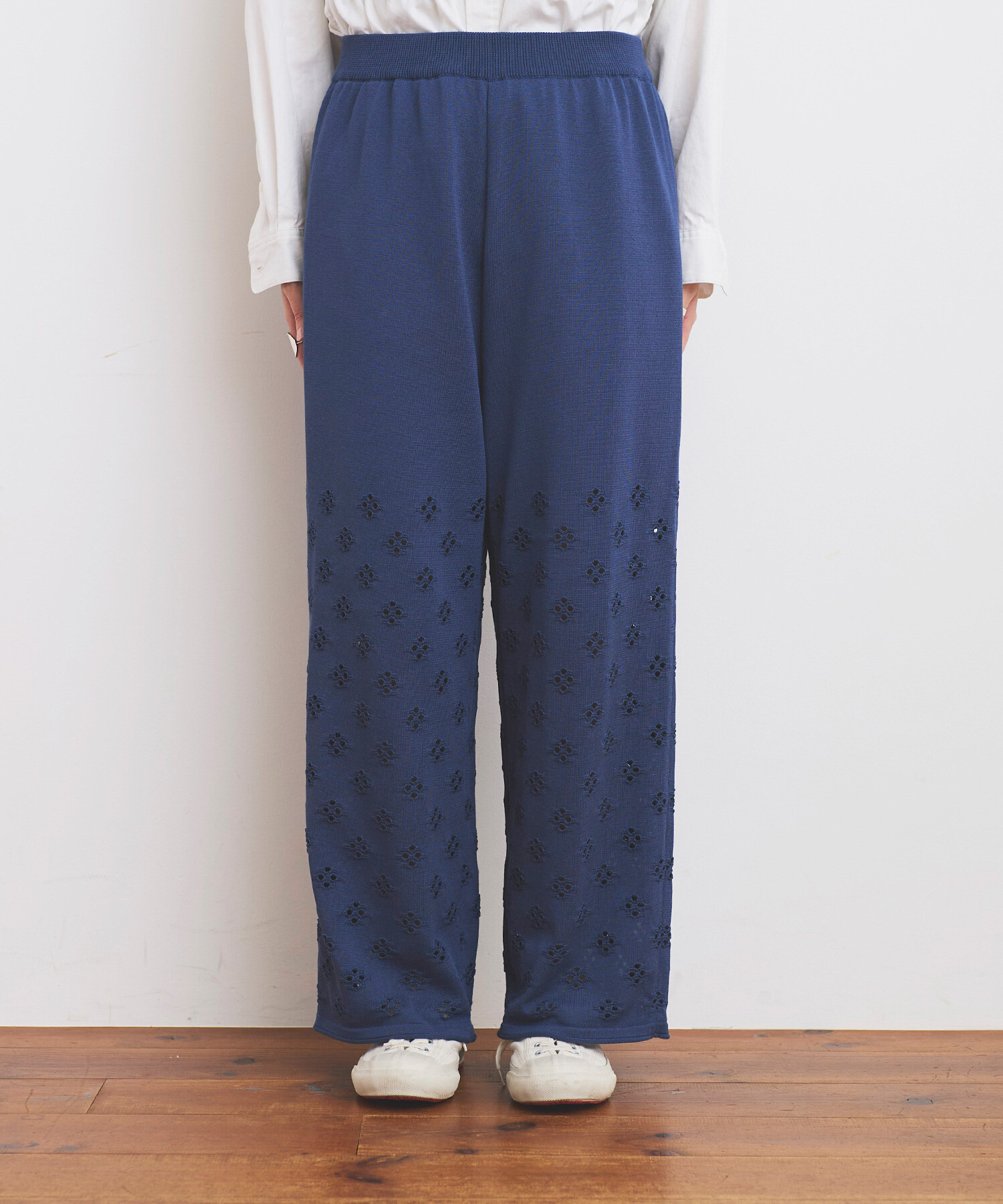 萌 パンツ SALE除外品＞ mililopiulu 切替タックボールパンツ ST-223705
