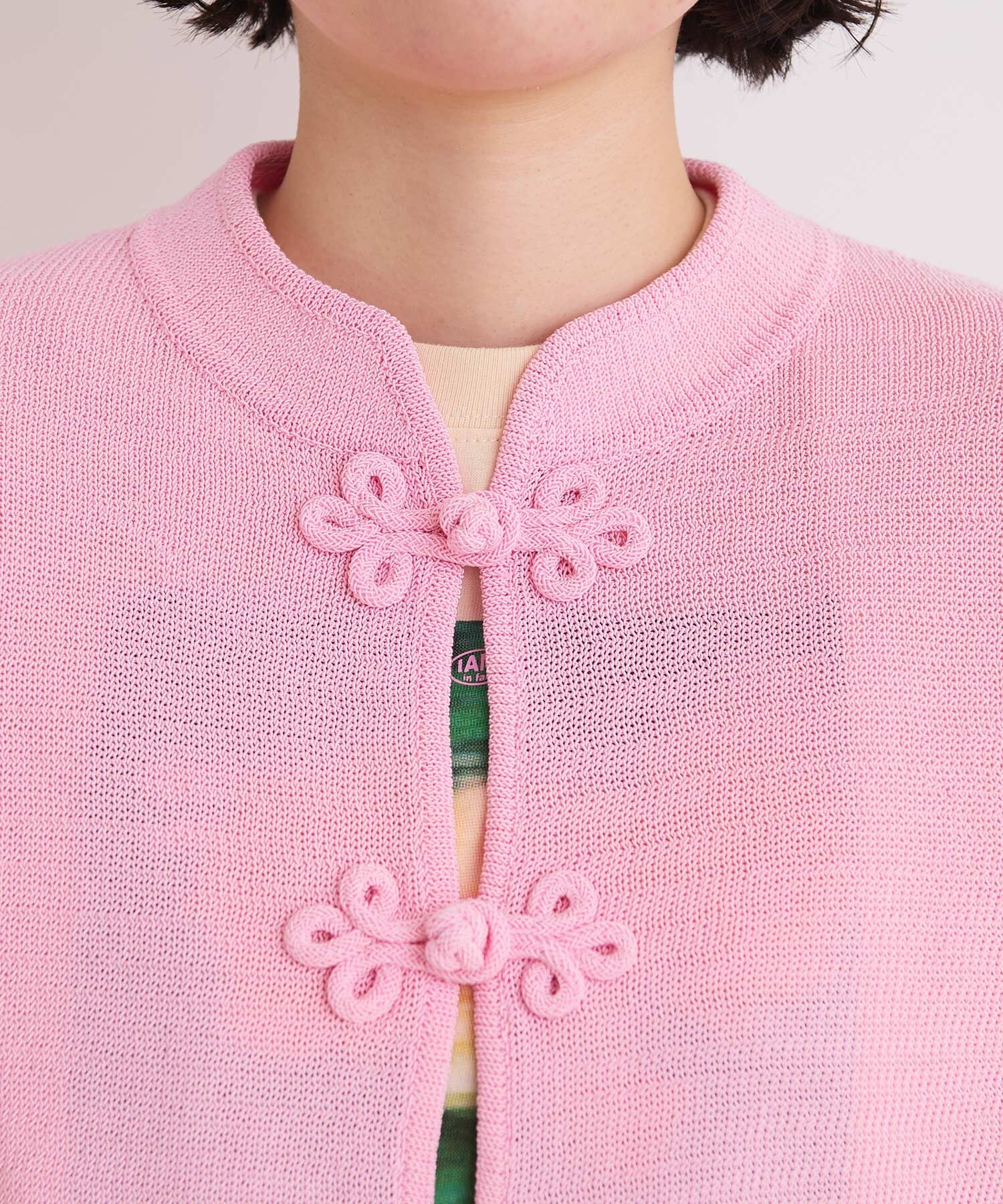 AMBIDEX Store 【予約販売】〇COTTON NYLON 華釦 カーディガン(F