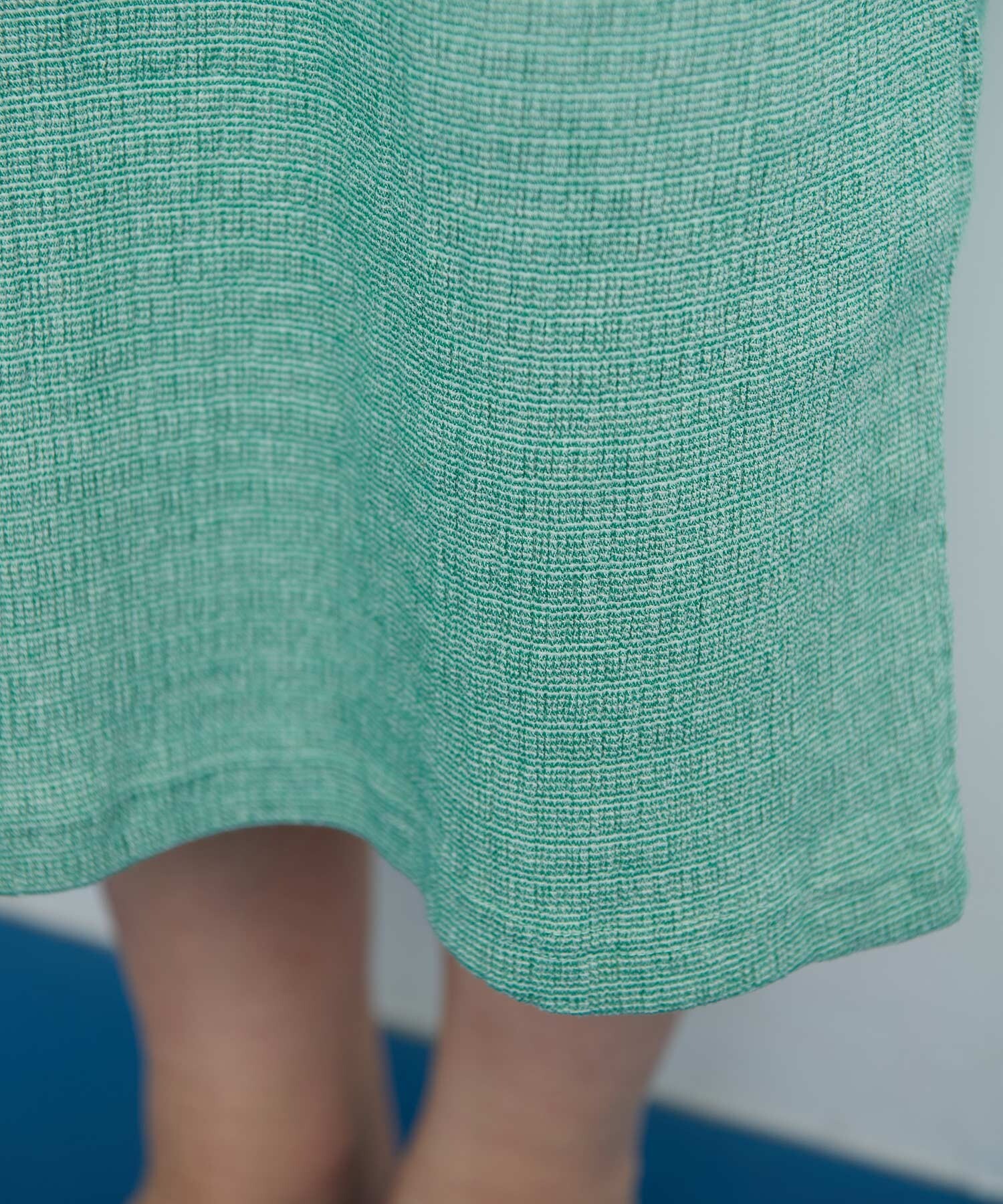 新品  水たまりワンピース  パステルブルー ロングワンピース .-- CRISTI （パステルブルー） -MANGO