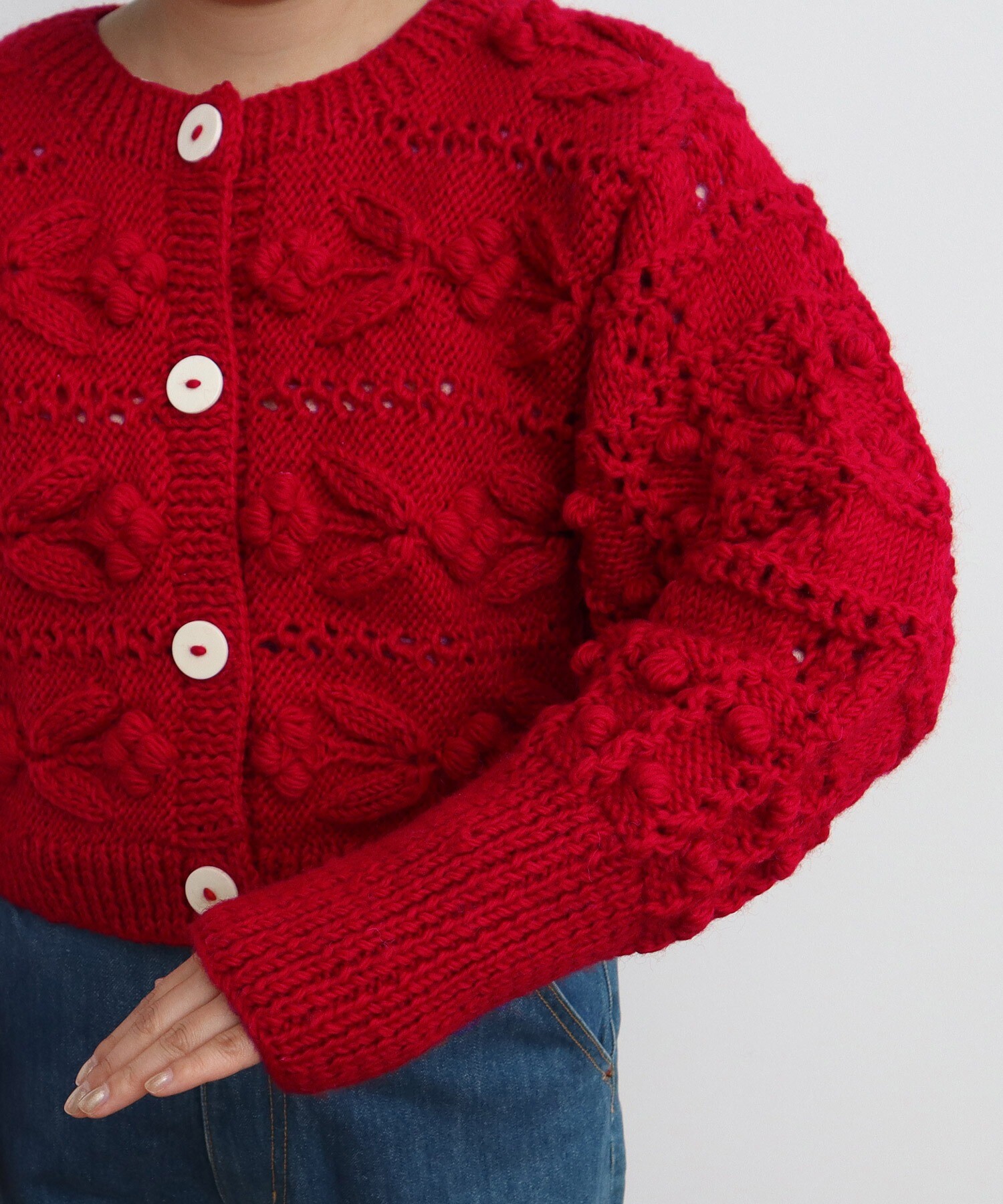 NEIGHBORHOOD X ABEL BROWEN 新品未使用 AMBIDEX Store ○ネパールギルボックス もよう編みショート