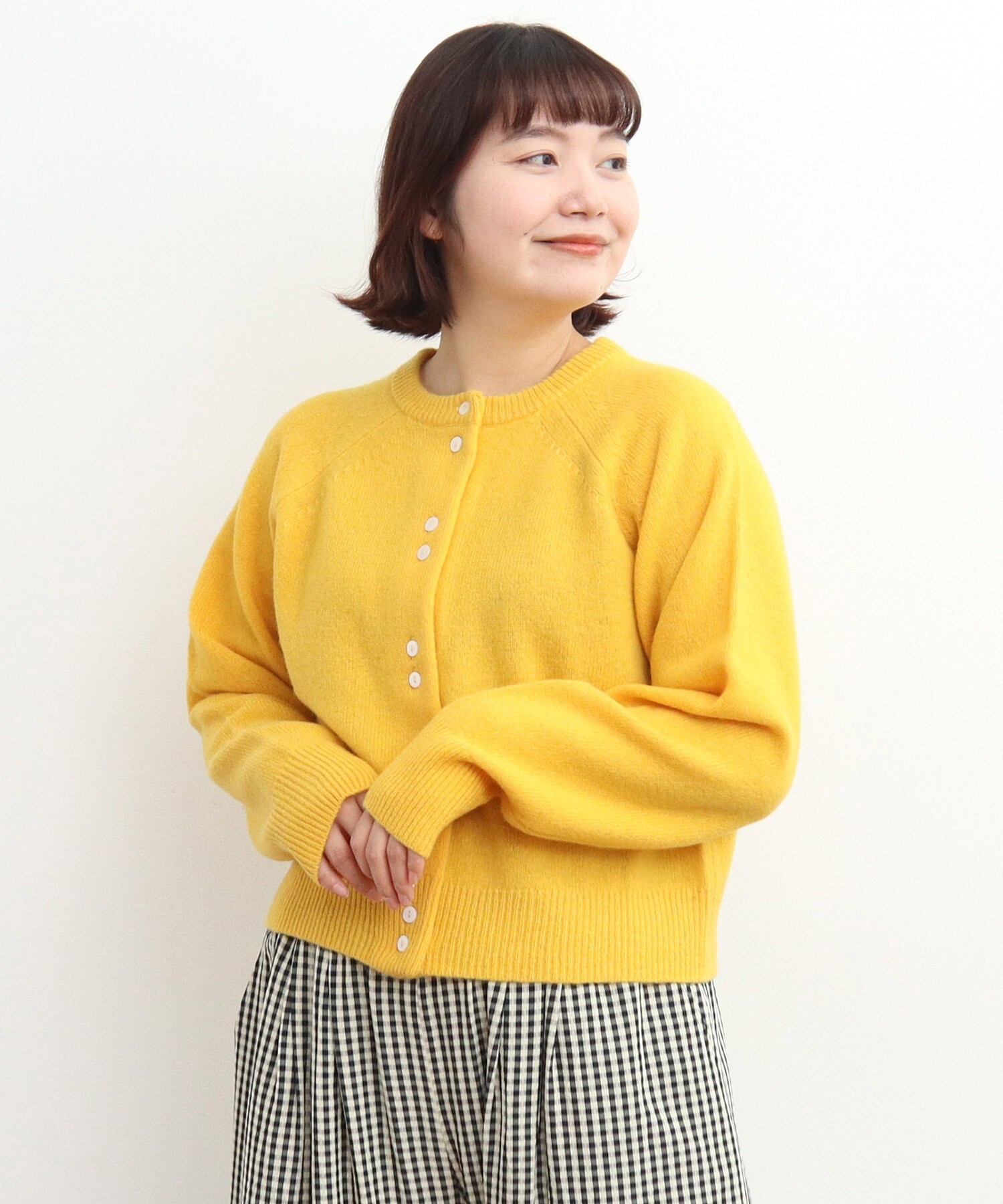 AMBIDEX Store ○2/15ラムウール 2つ釦カーディガン(F コン): CHILD WOMAN