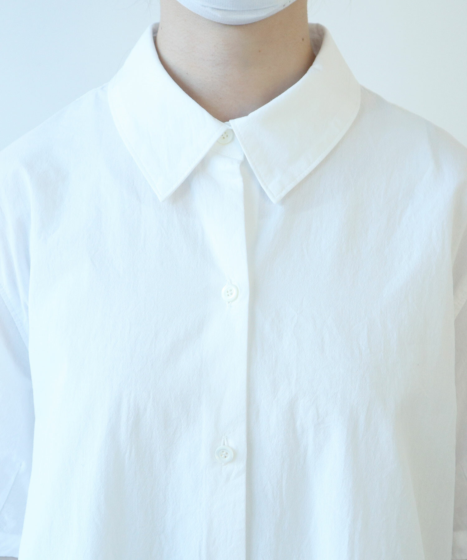 ボンポワン☆シャツワンピース☆size10 PROPORTION BODY DRESSING ワンピース フラワーカラーシャツ