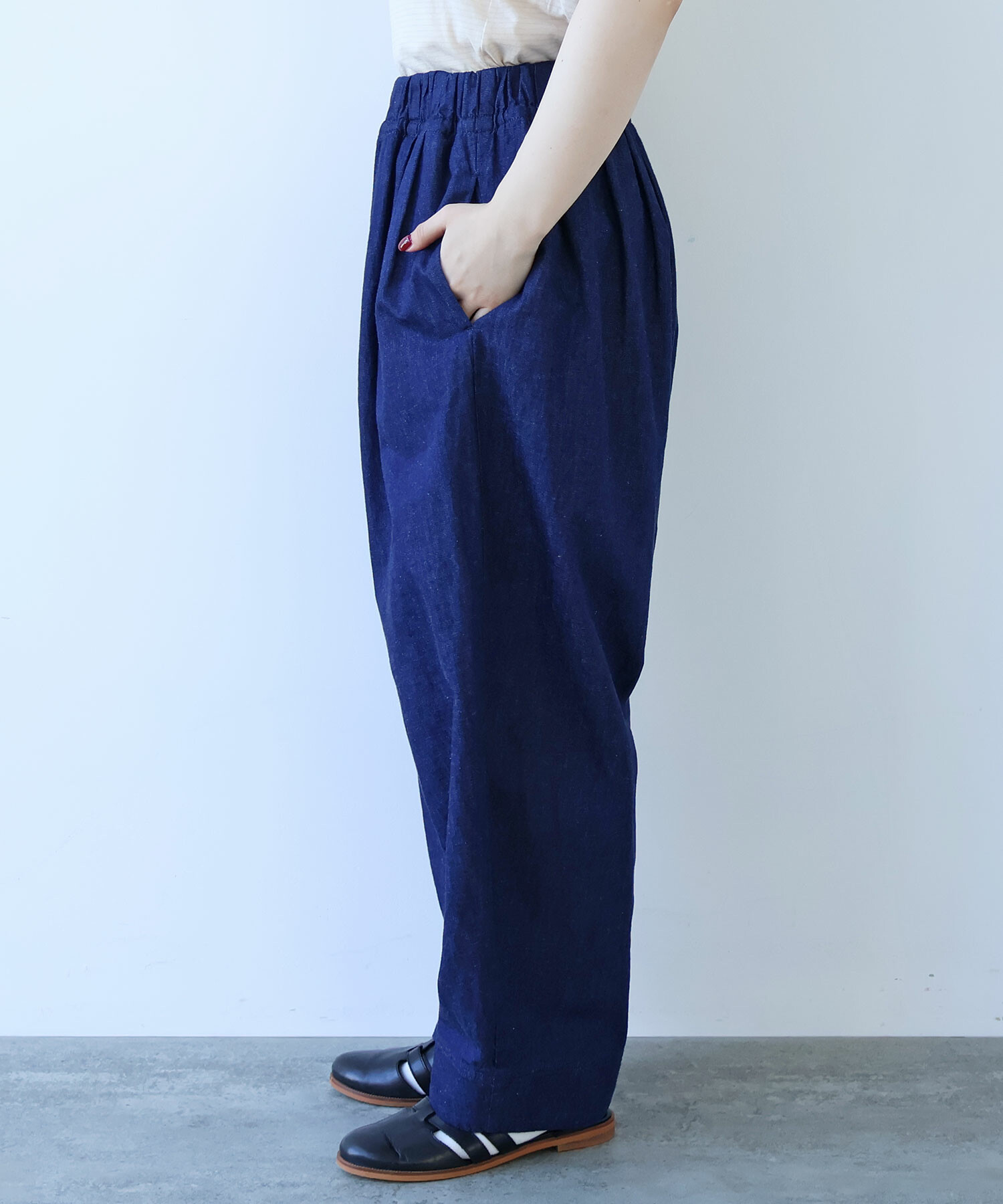 AMBIDEX Store 2/1 ツイル製品染め コクーンパンツ(F コン): bulle de