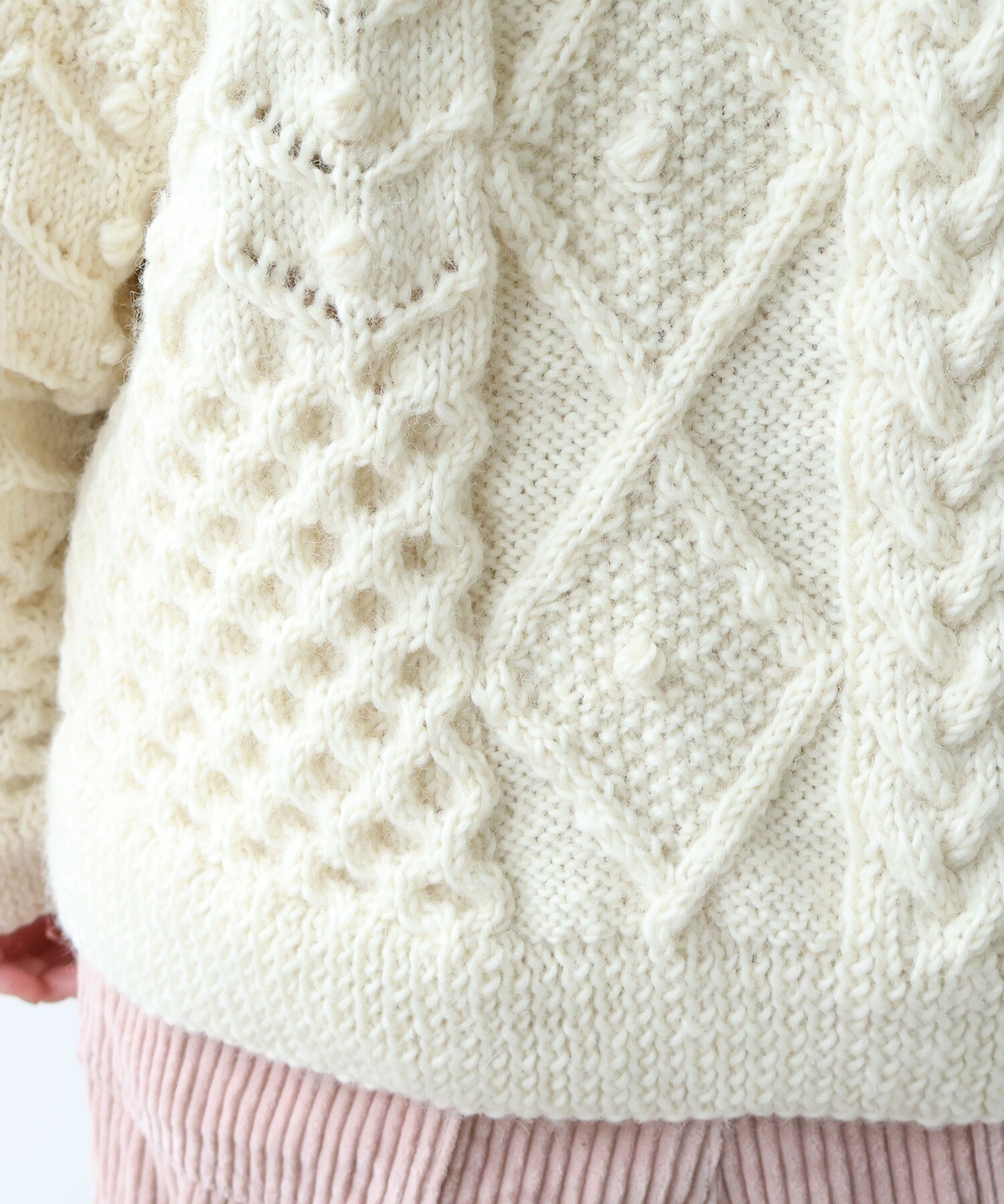 AMBIDEX Store ネパールハンドニット プルオーバー(F グレー): yuni