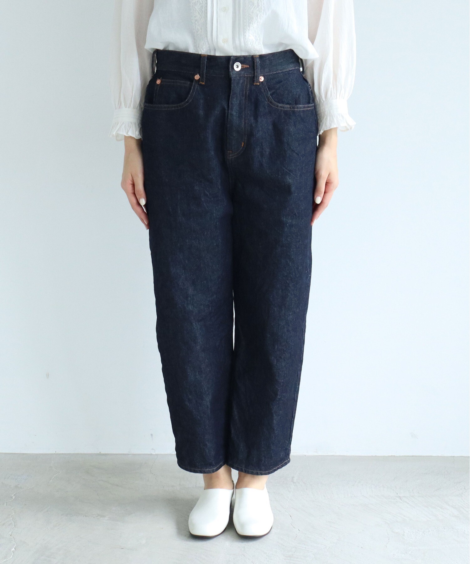 AMBIDEX Store 12ozDenim 5pkt wide tepered パンツ(M コン): yuni