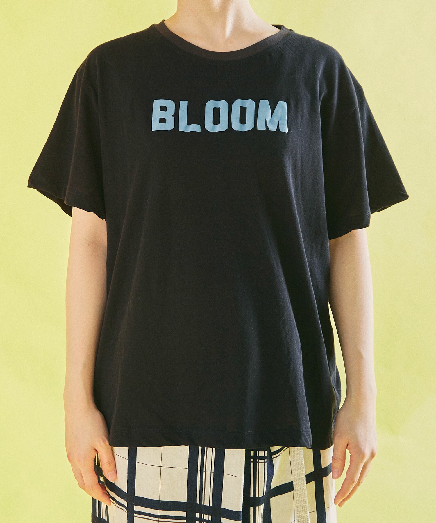 AMBIDEX Store △○BLOOM 強撚天竺T-シャツ(F WHITE): FLAT-cic-HATENA