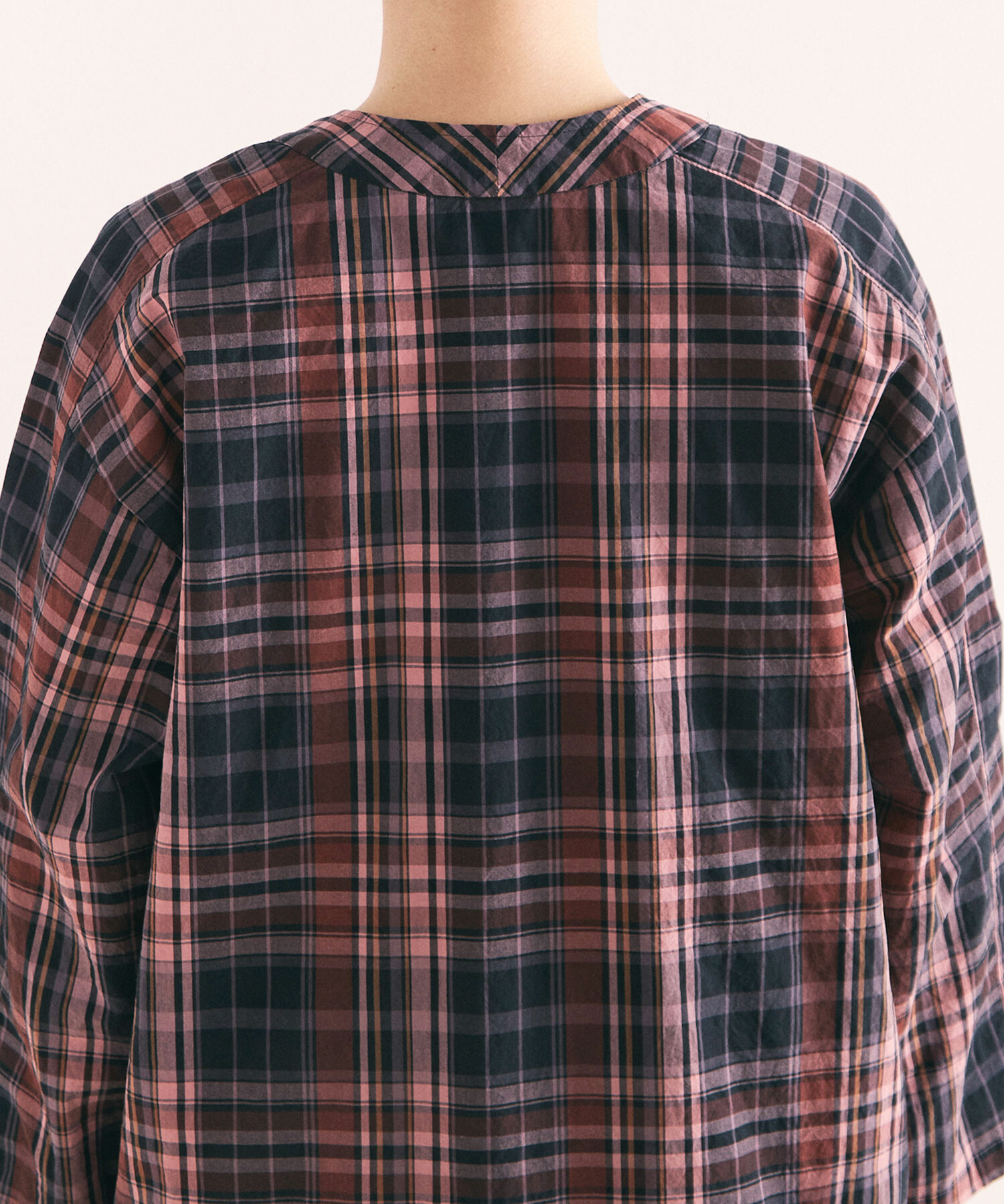 AMBIDEX Store ○CHECK EDODAKI SHIRT ジャケット(F GREY CHECK): FLAT 