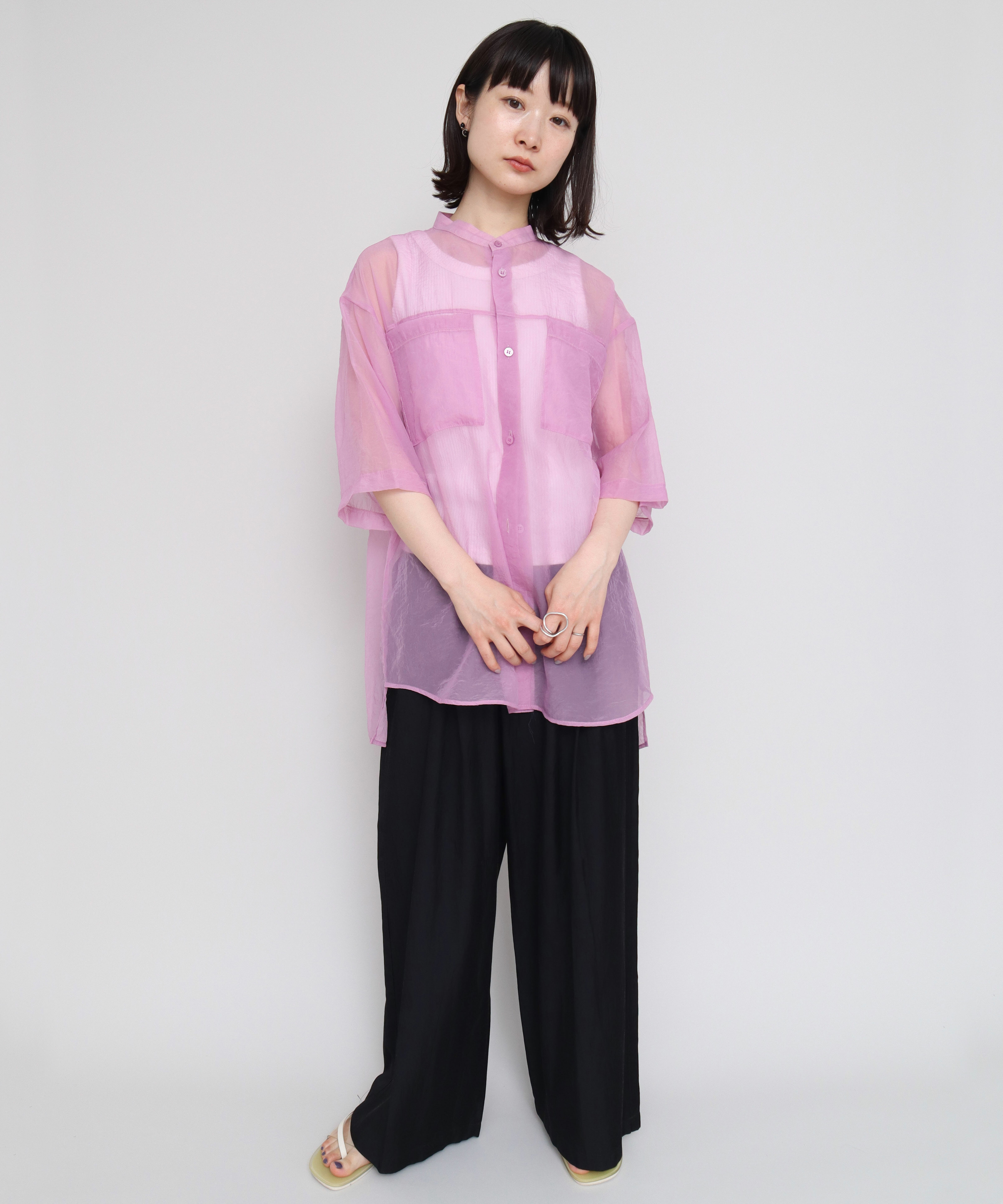 新入荷G/FORE韓国 ジーフォアレディース半袖シャツsizeLピンク miniministore 半袖Tシャツレディース 夏 ロゴ 韓国風