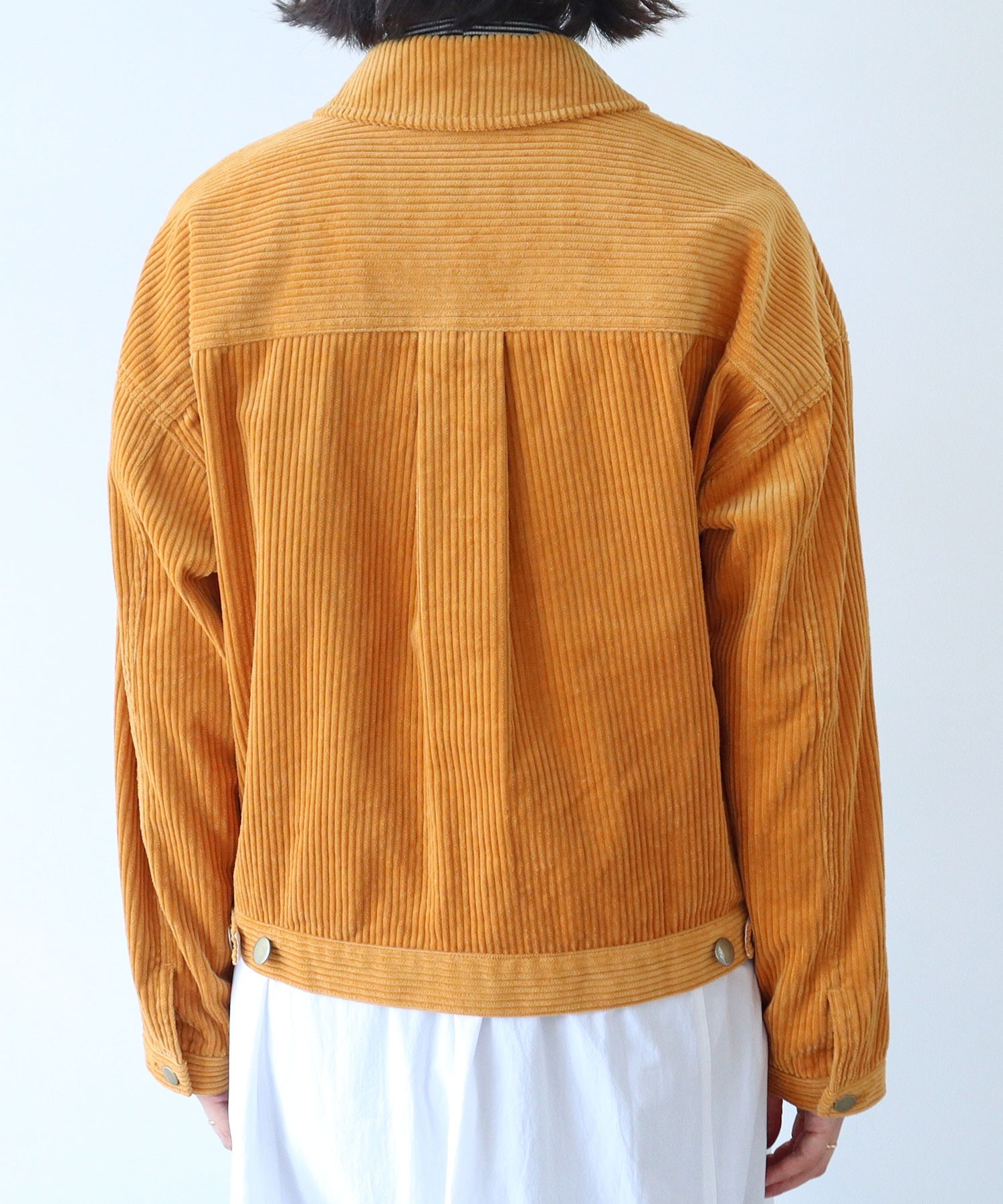 ばあば様　コーデュロイ　プルオーバー AMBIDEX Store ○○6Wコーデュロイ ブルゾン(F カーキ): PAR ICI