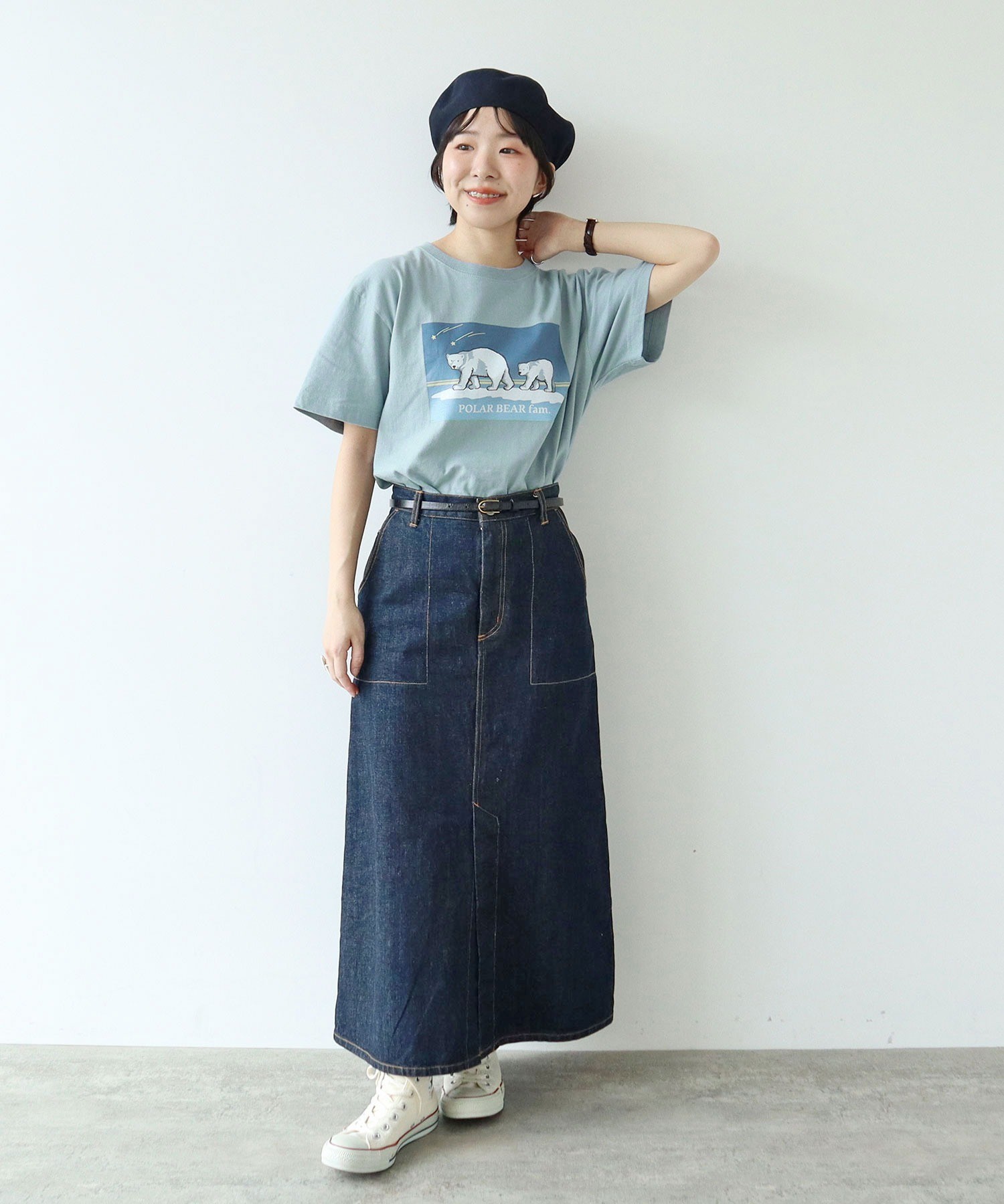 モデル:身長154cm