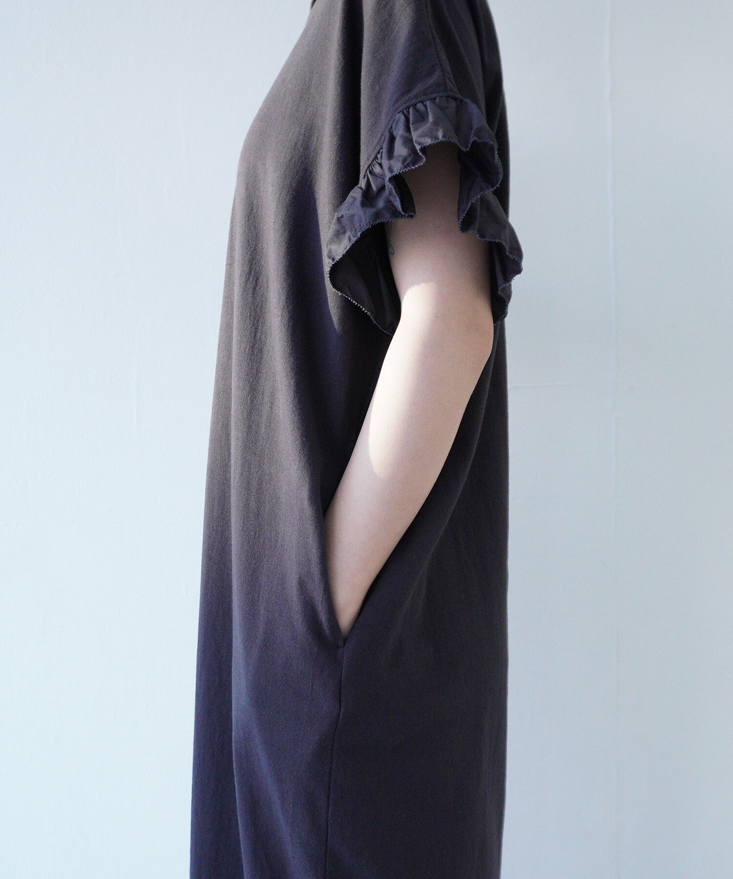 AMBIDEX Store △〇タイプライターfrill カットソーワンピース(F