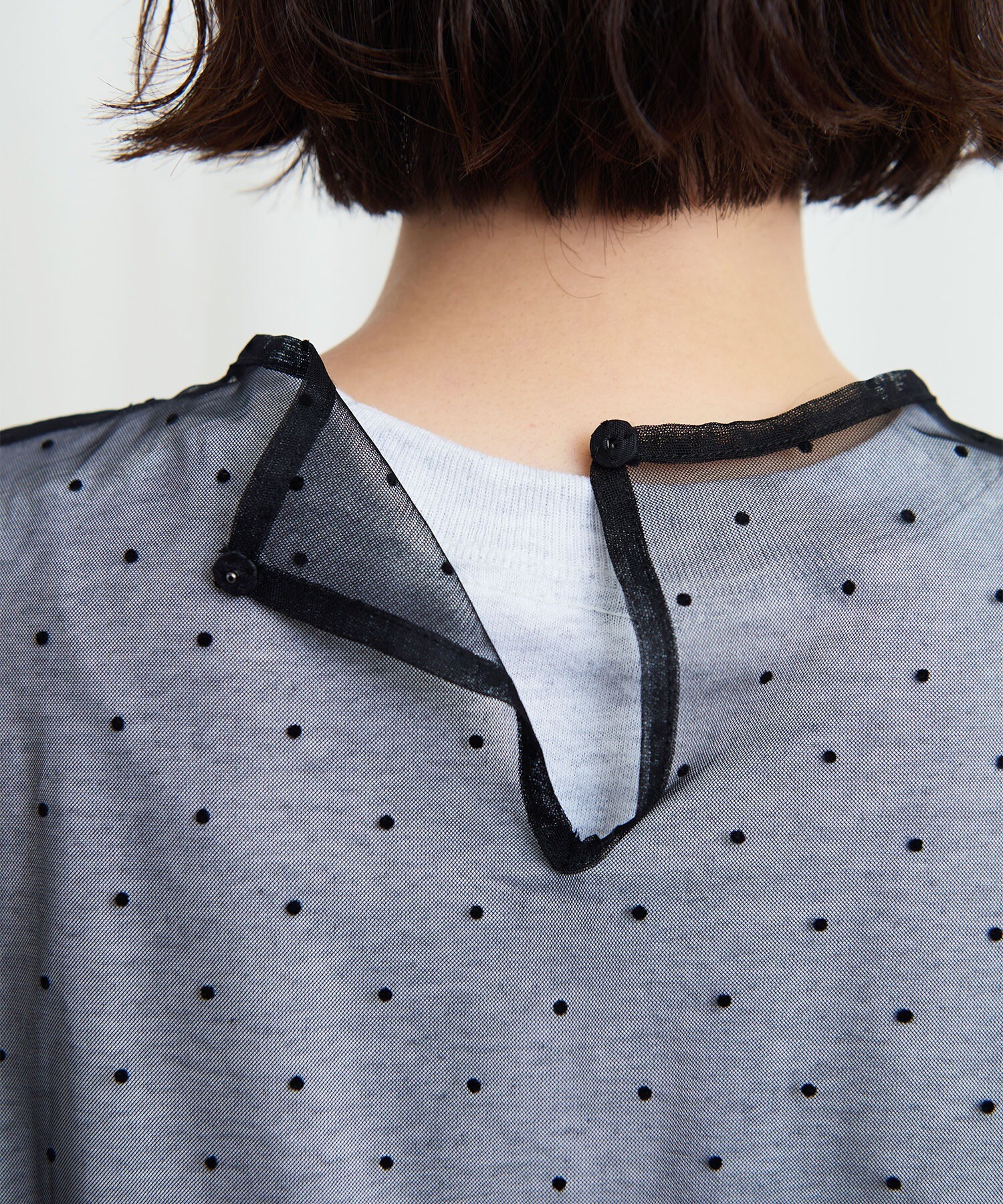 AMBIDEX Store ○DOT tulle blouse(F キナリ): l'atelier du savon AMBIDEX Store ○DOT tulle blouse(F キナリ): l'atelier du savon