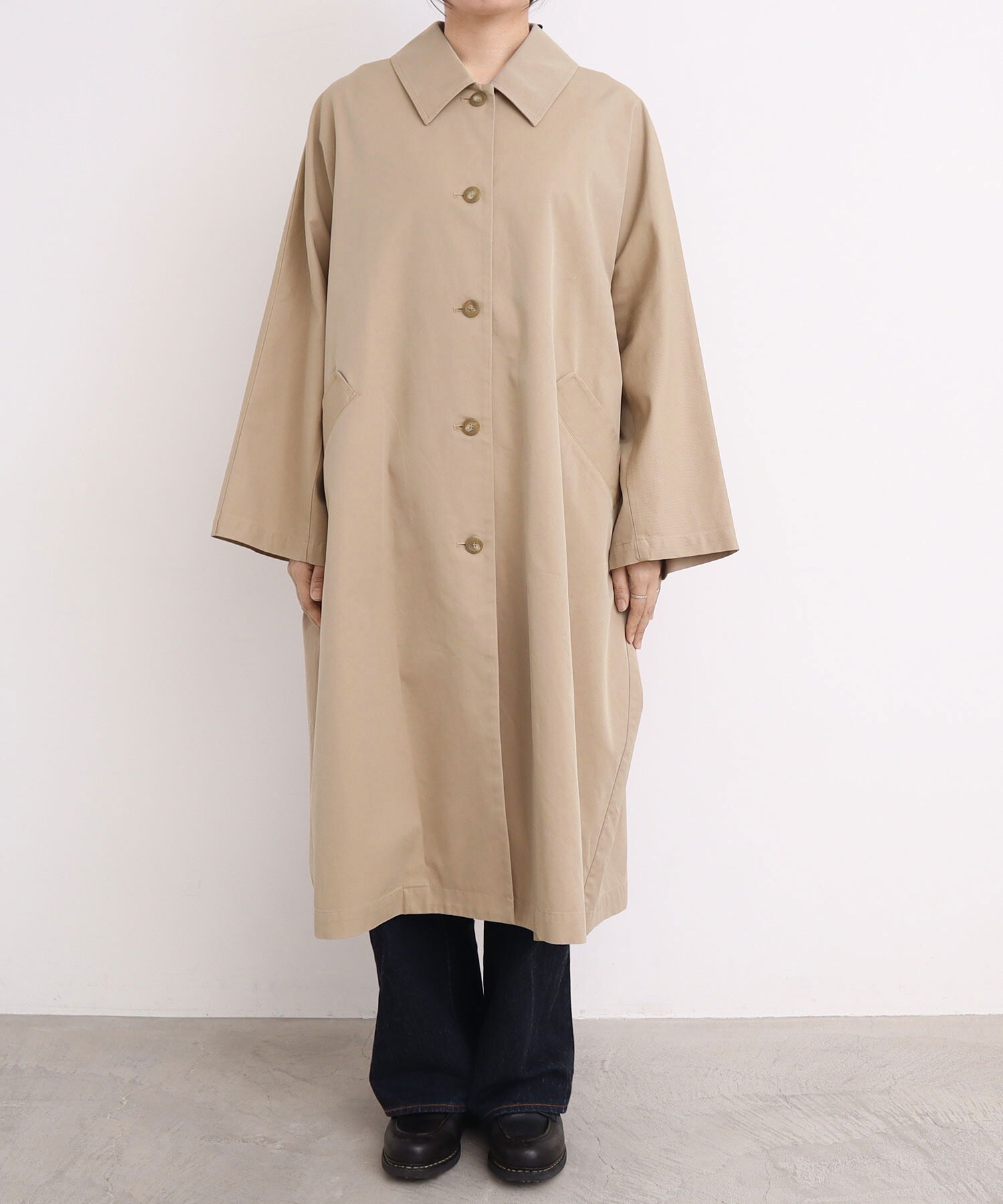 AMBIDEX Store Gabardine Phebe coat (F カーキ): l'atelier du savon