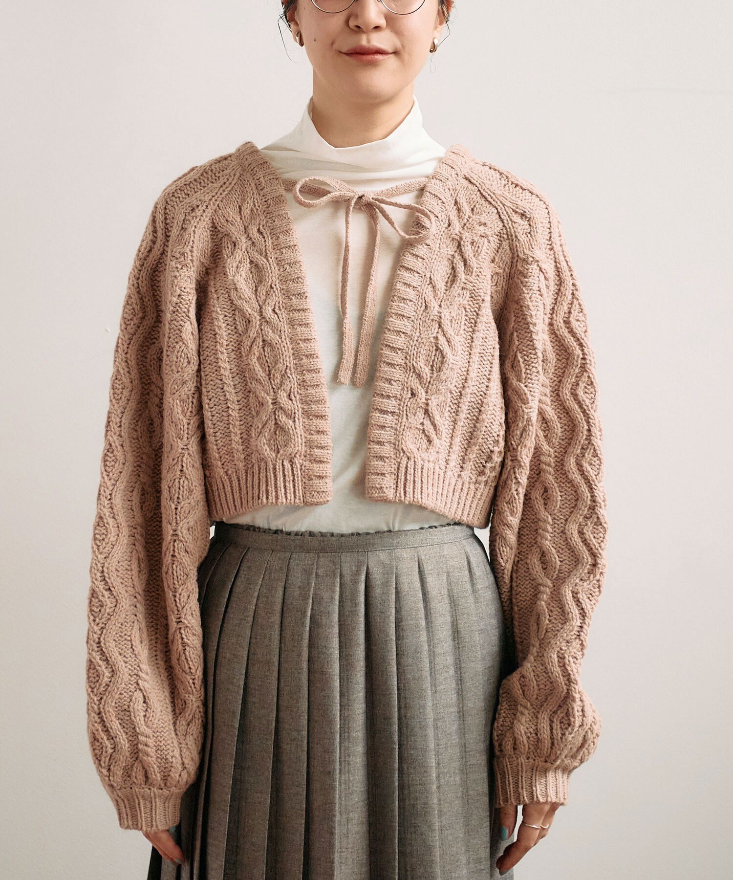 AMBIDEX Store 〇SHETLAND 2way bolero(F ピンク): l'atelier du savon