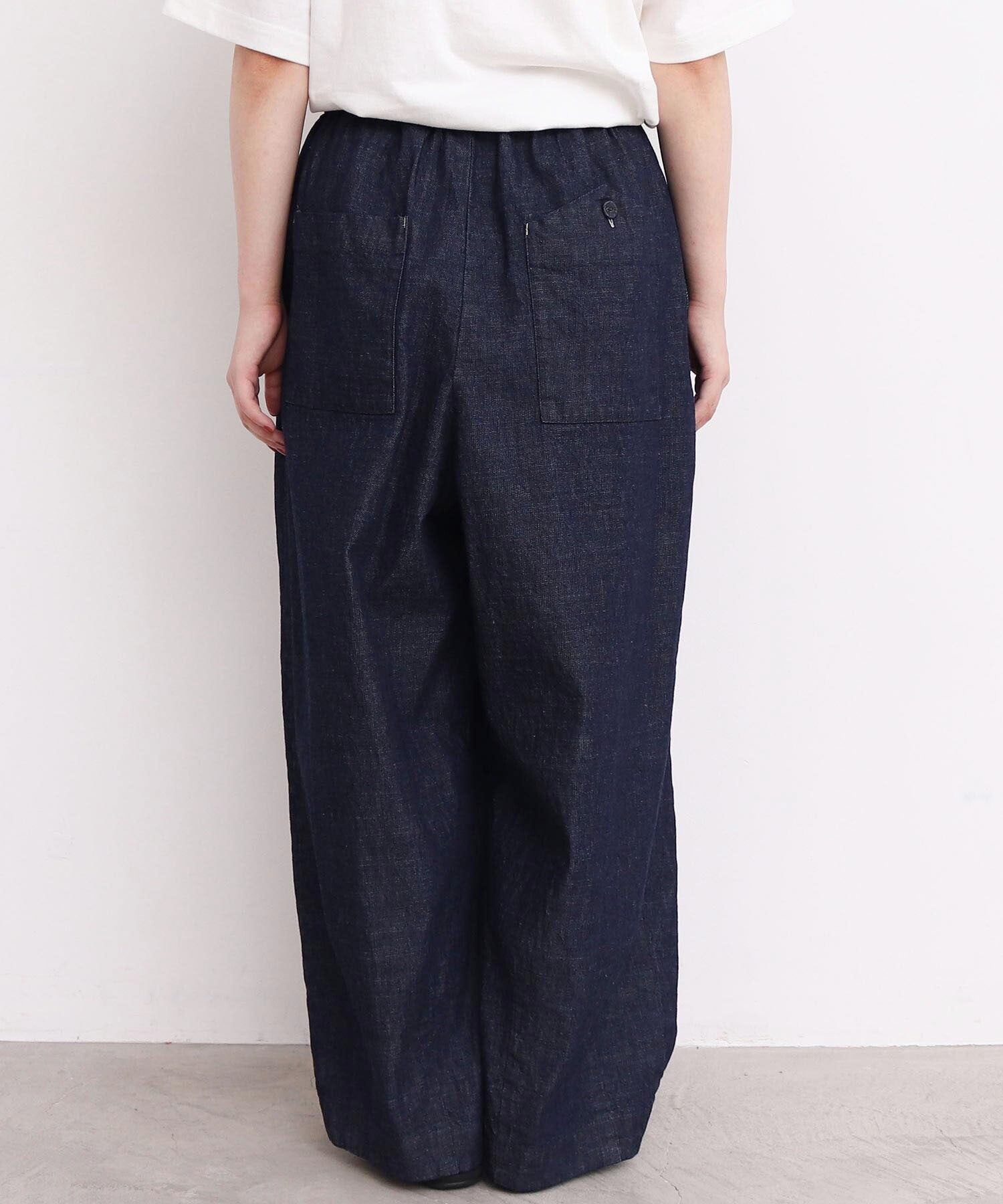 AMBIDEX Store たっぷりタックデニムパンツ (F コン): l'atelier