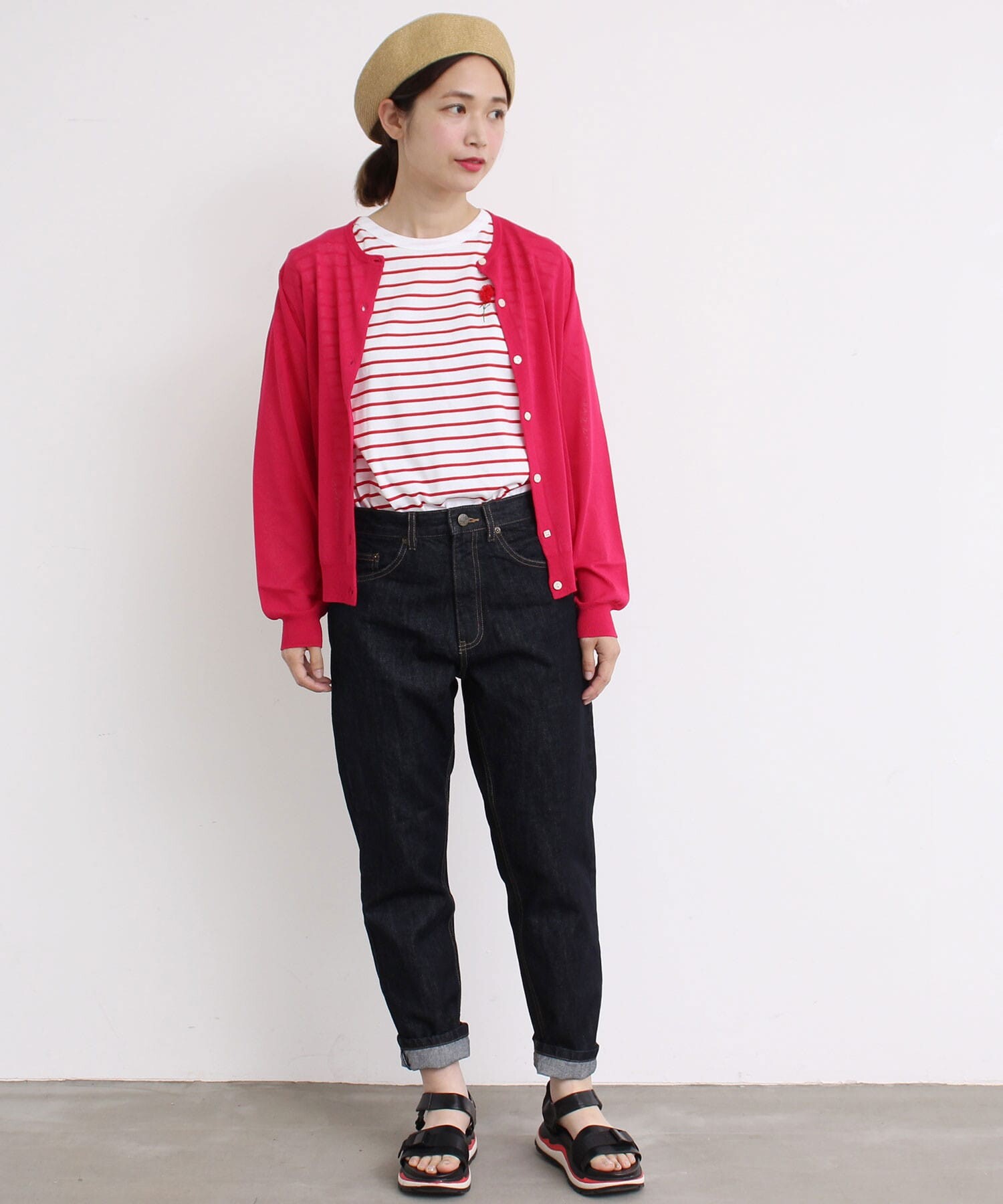 model:160cm 着用サイズ:0
