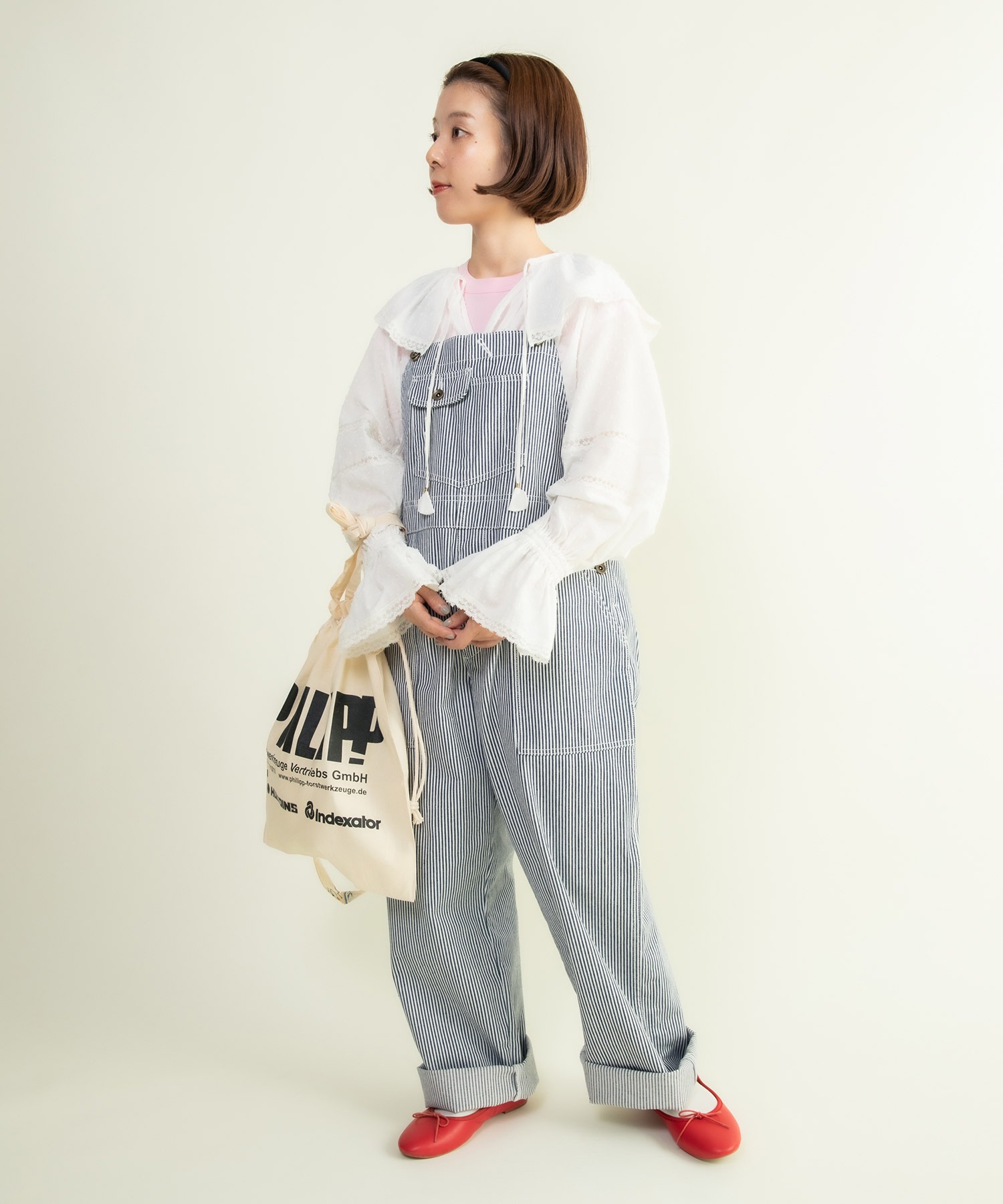 AMBIDEX Store △○デニム/カツラギ/ヒッコリー サロペット(38 コン