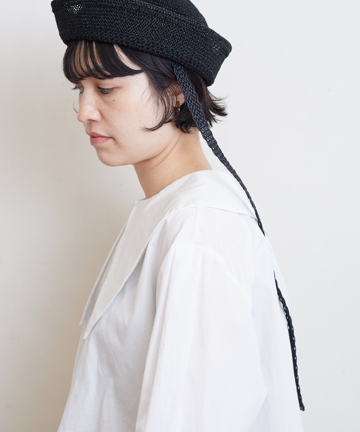 AMBIDEX Store ○100/2ブロード Big collar ブラウス(F ミント): bulle 
