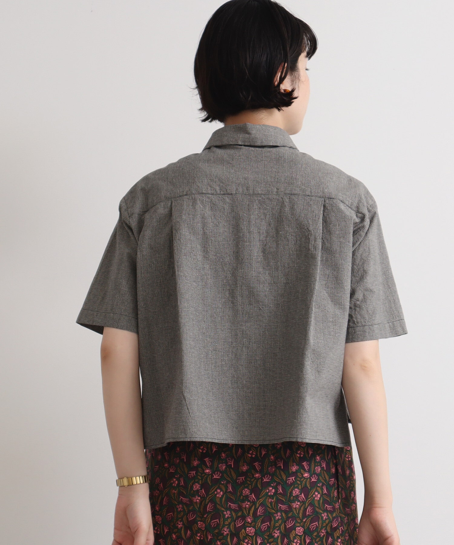 AMBIDEX Store △60s フレンチリネン boy shirt(F クロ): bulle de savon