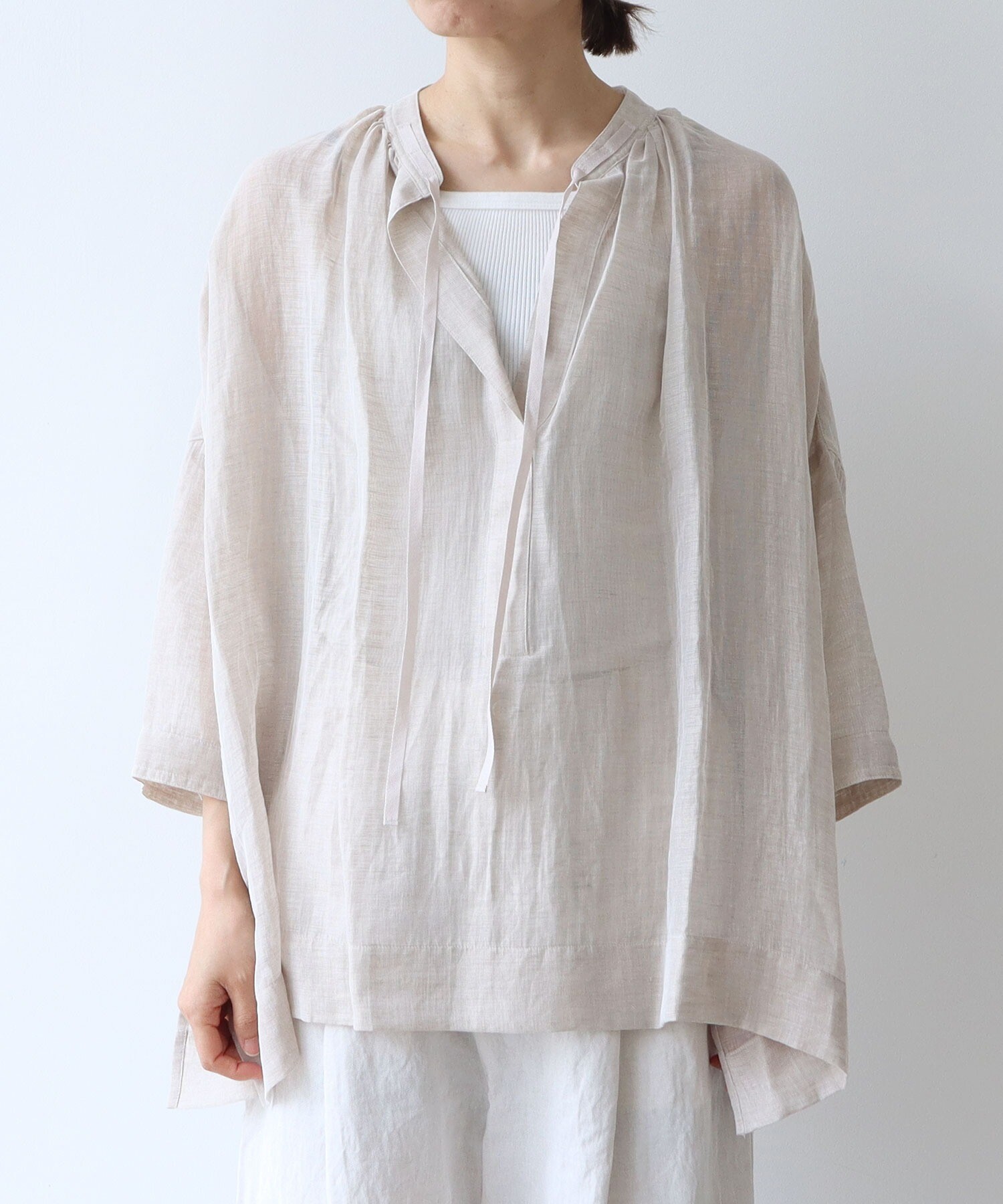 Lin francais d'antan マイヨール コットンシャツ Lin francais d'antan（ランフランセダンタン）古着 通販 買取
