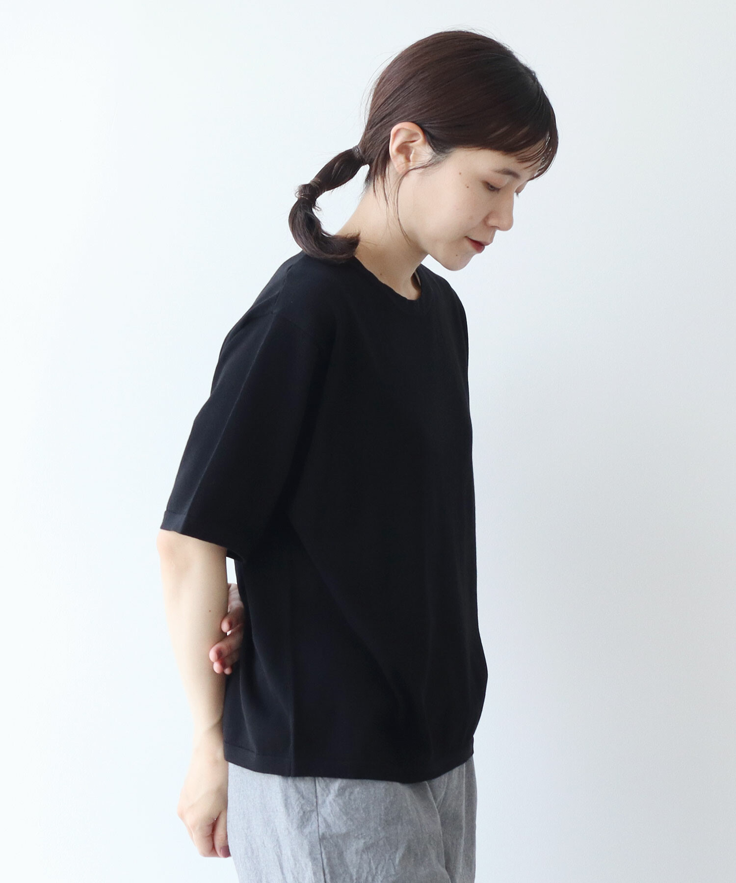 AMBIDEX Store クールポッター ニットTシャツ(F シロ): yuni