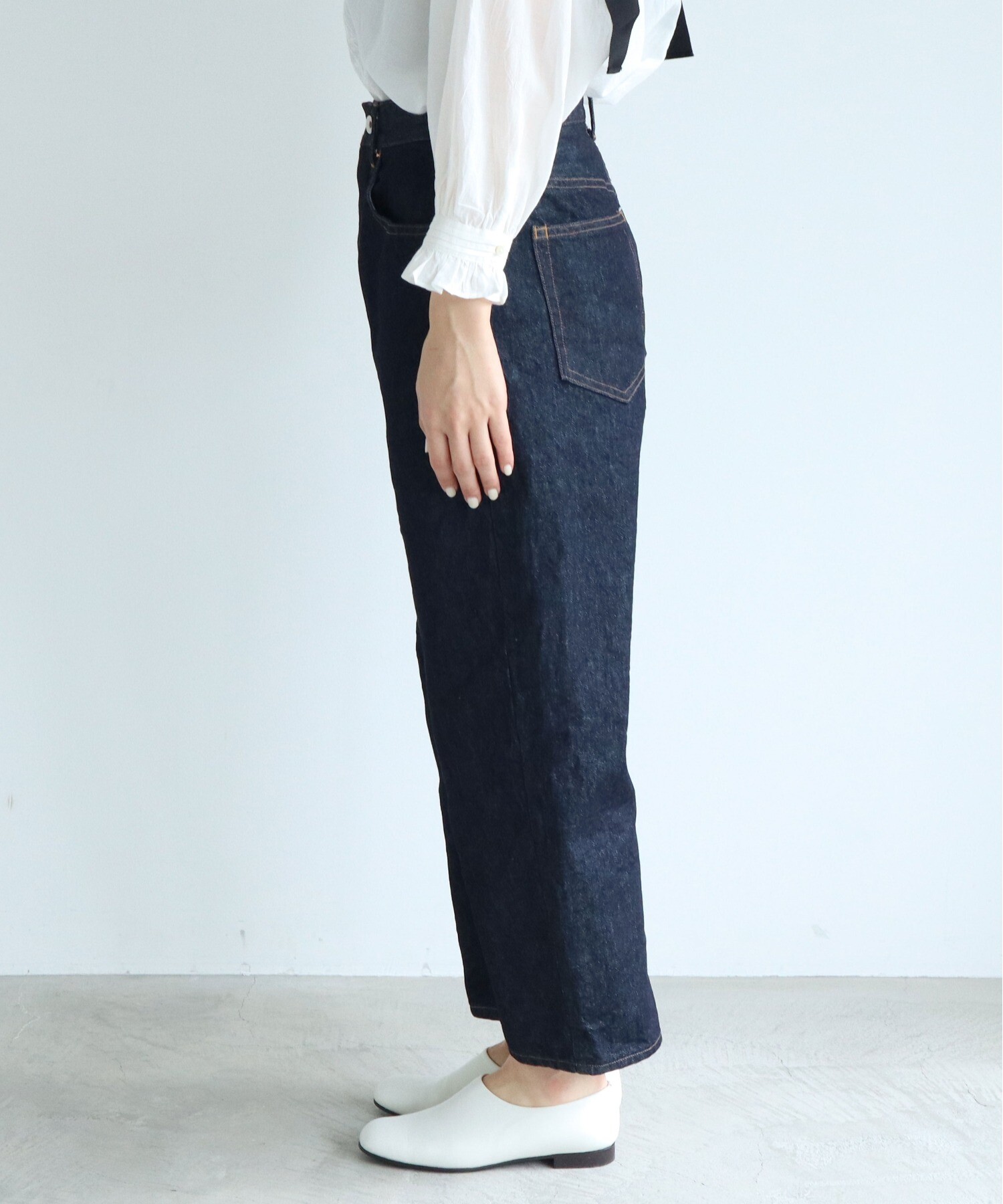 AMBIDEX Store 12ozDenim 5pkt wide tepered パンツ(M コン): yuni