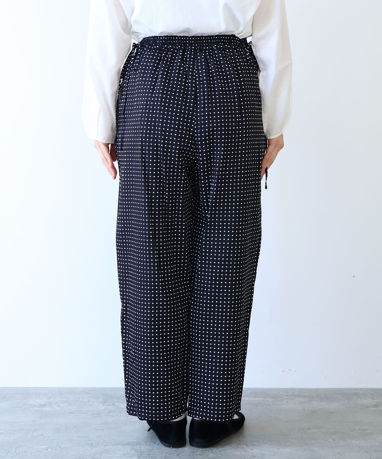 AMBIDEX Store ○レーヨン/コットン Cu twill dot print