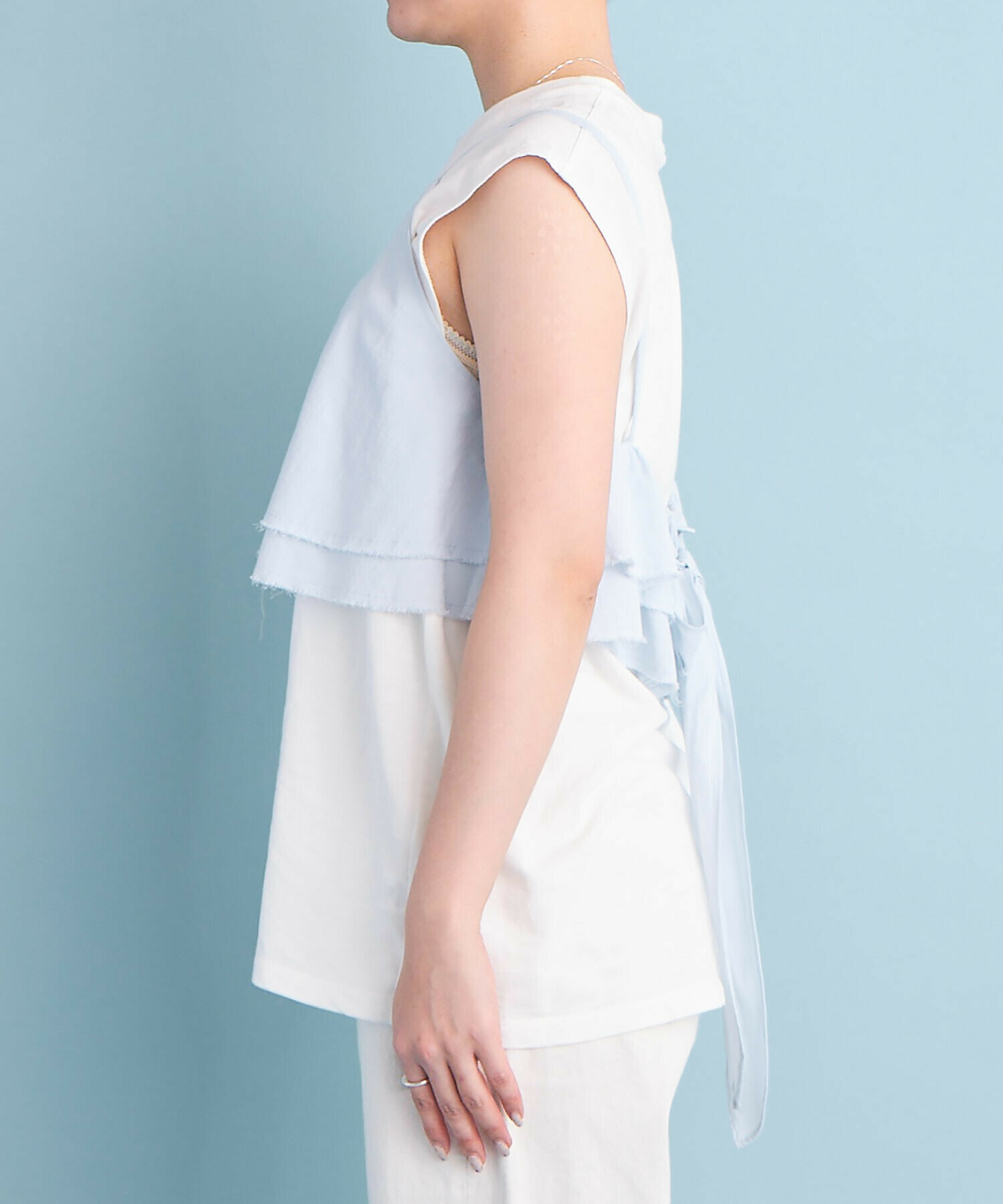 AMBIDEX Store 80/2 cyro spun OX CAMISOLE(F シロ): buoybuoy