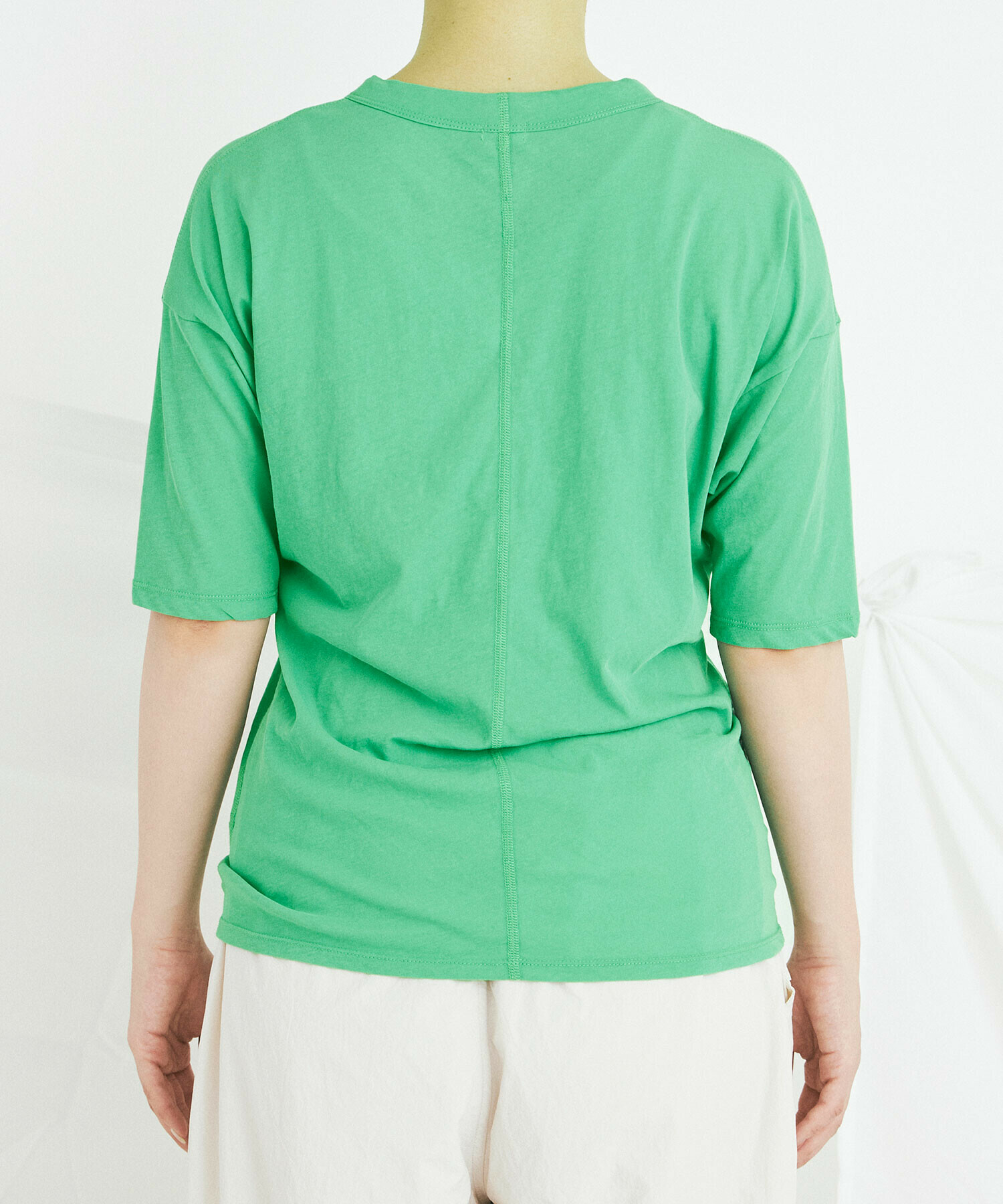 AMBIDEX Store ULTIMA超強撚天竺 CREW T-シャツ(F GREEN): buoybuoy