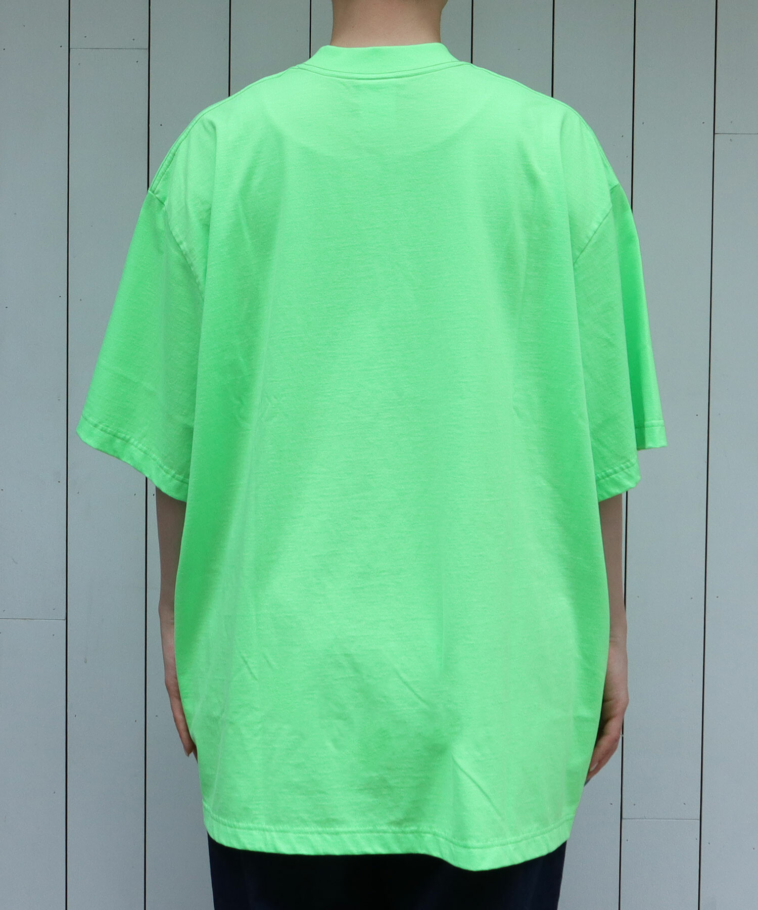 OVERNEATH NetTシャツ　グリーン　Sサイズ AMBIDEX Store ○HATENA別注 NEON Tシャツ(3 NEON ORG): FLAT