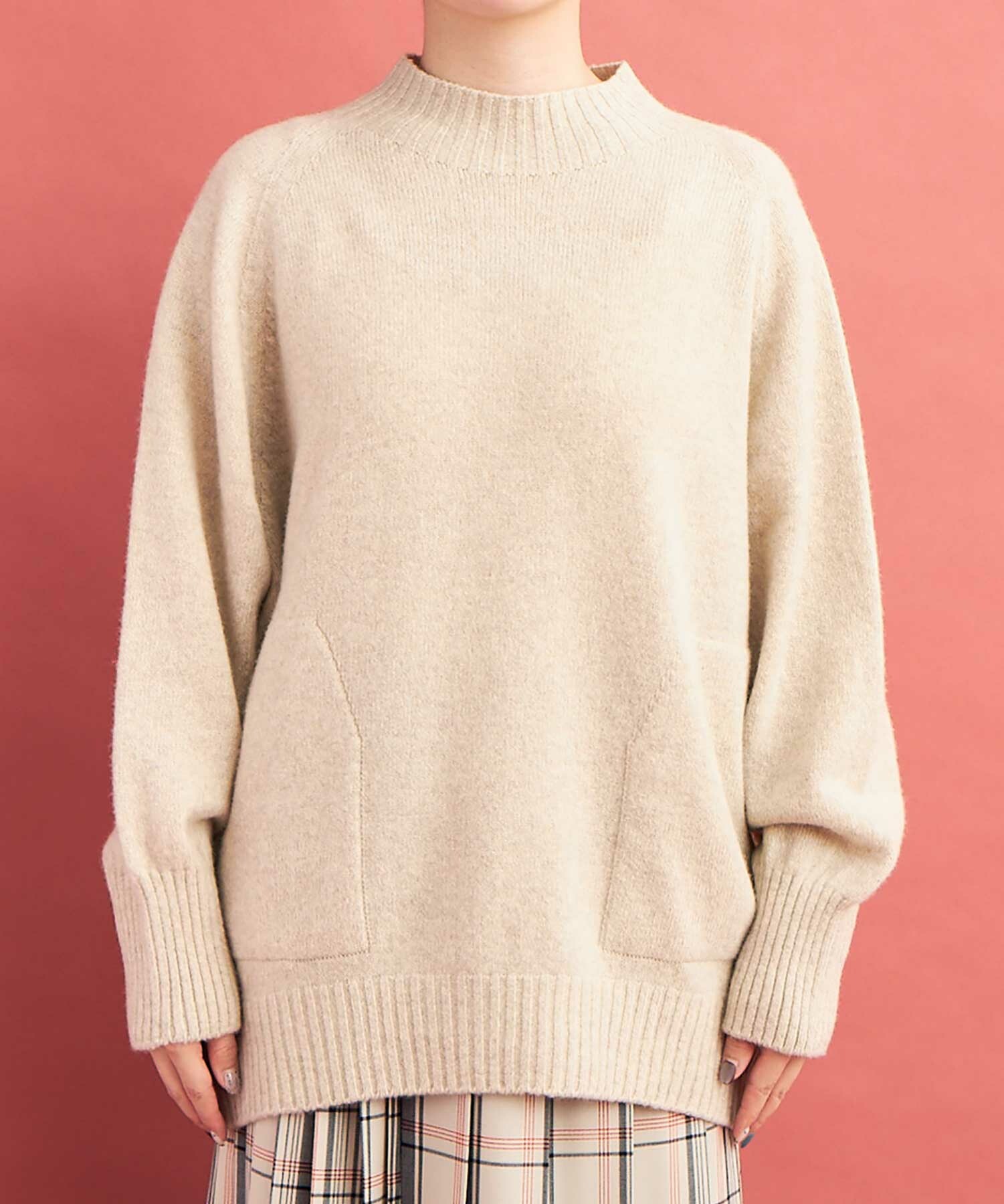 AMBIDEX Store ○ラムウール/カシミア MOCK NECK プルオーバー(F