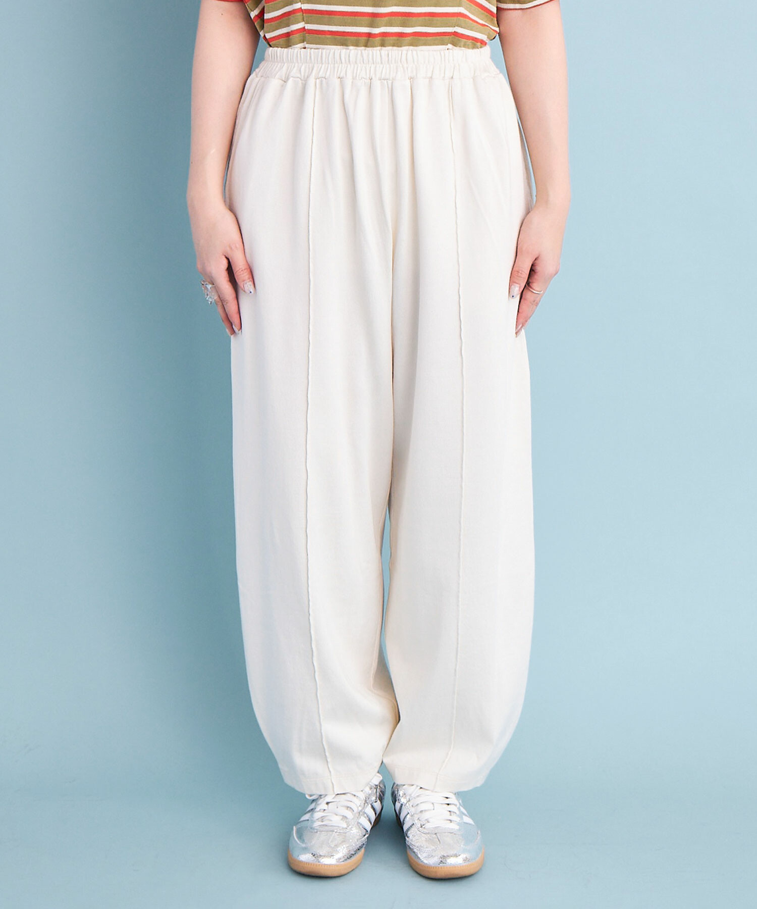 AMBIDEX Store 【予約販売】football jersey CURVE パンツ(F OFF WHITE