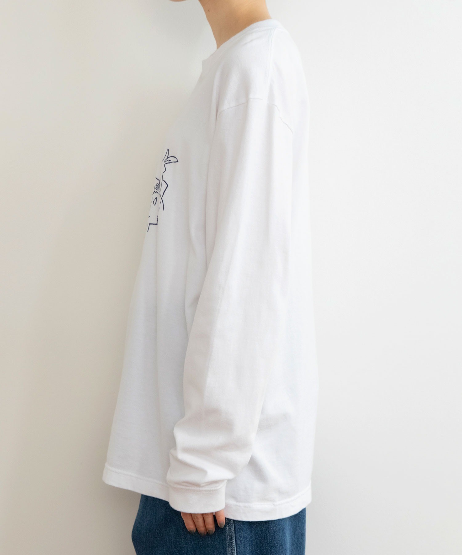 AMBIDEX Store ○animal tea party ロンT(F シロ): PAR ICI