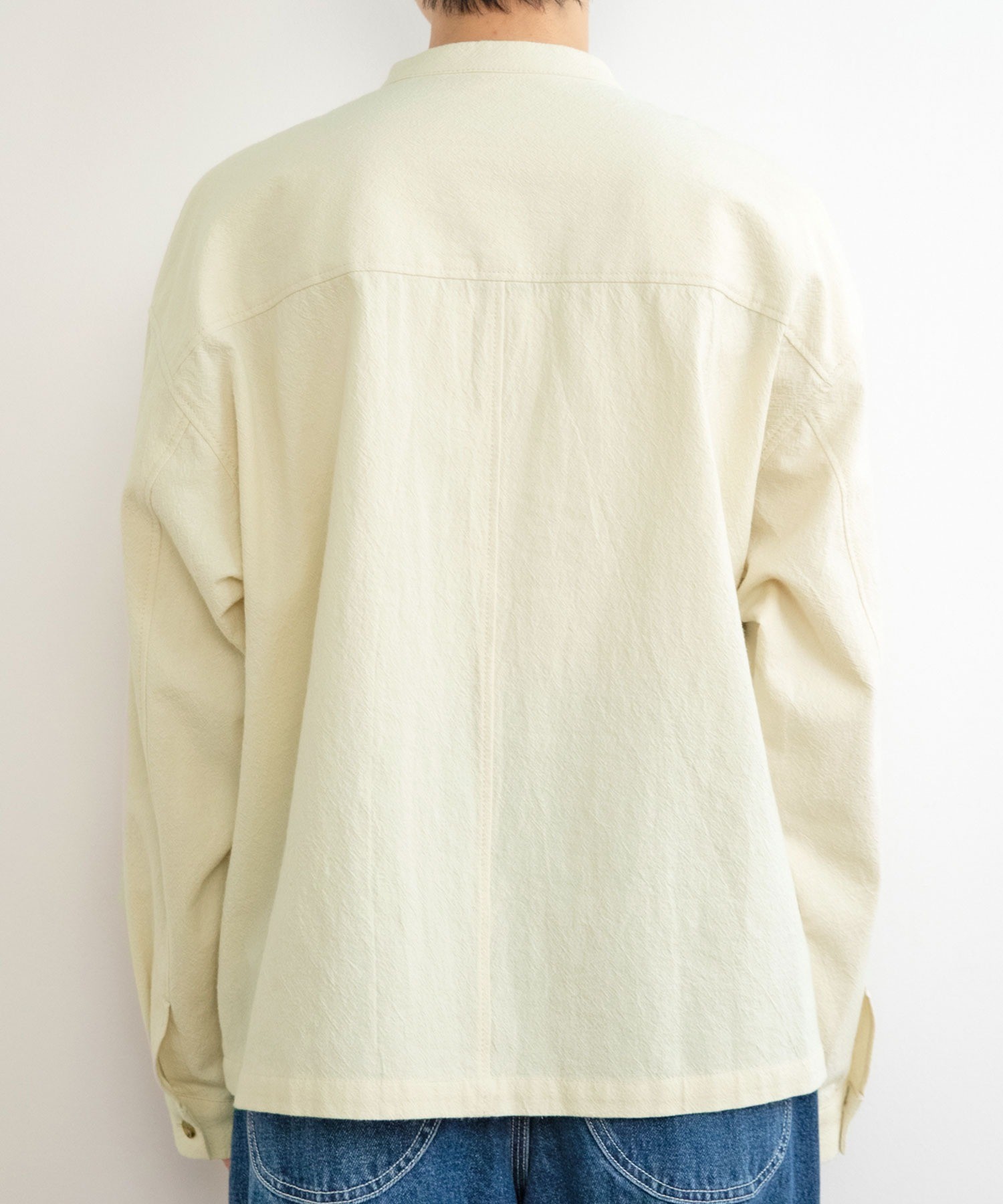 AMBIDEX Store ○シボコットン ダブルボタンシャツジャケット AMBIDEX Store ○シボコットン ダブルボタンシャツジャケット
