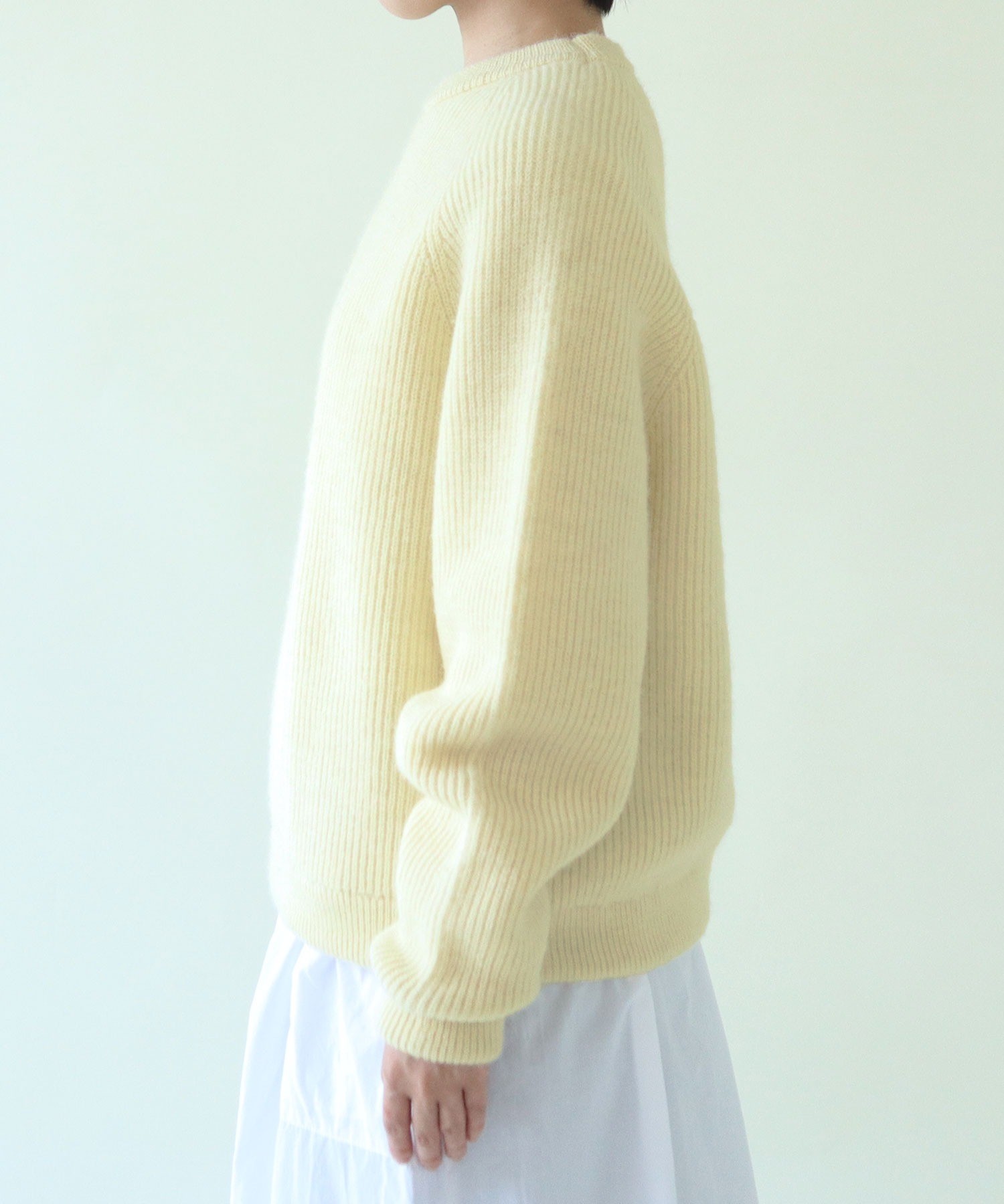 AMBIDEX Store ○【30周年特別アイテム】BRITISH WOOL 片畦ニットプル