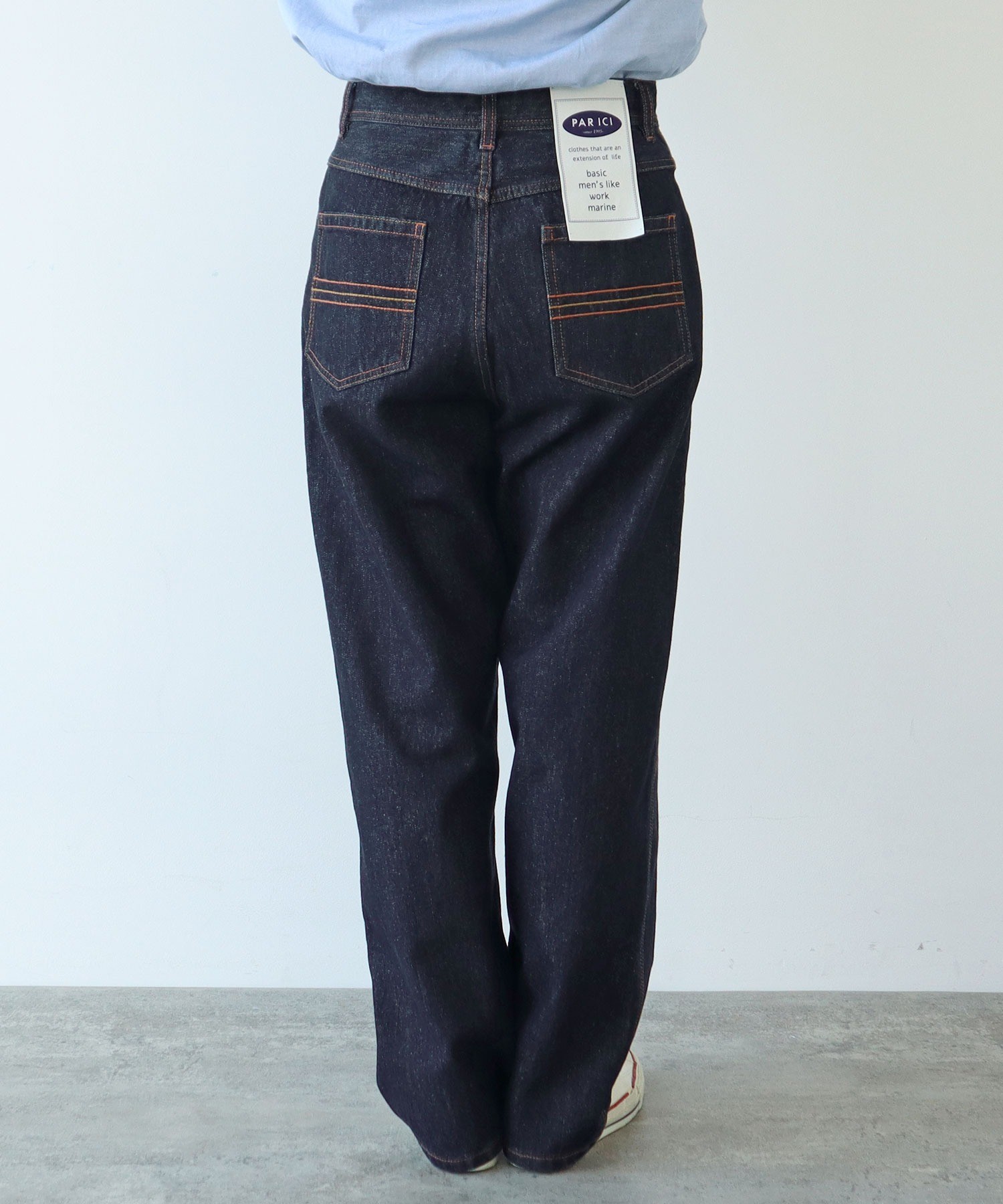 AMBIDEX Store 13OZデニム ストレートパンツ(M アオ): PAR ICI